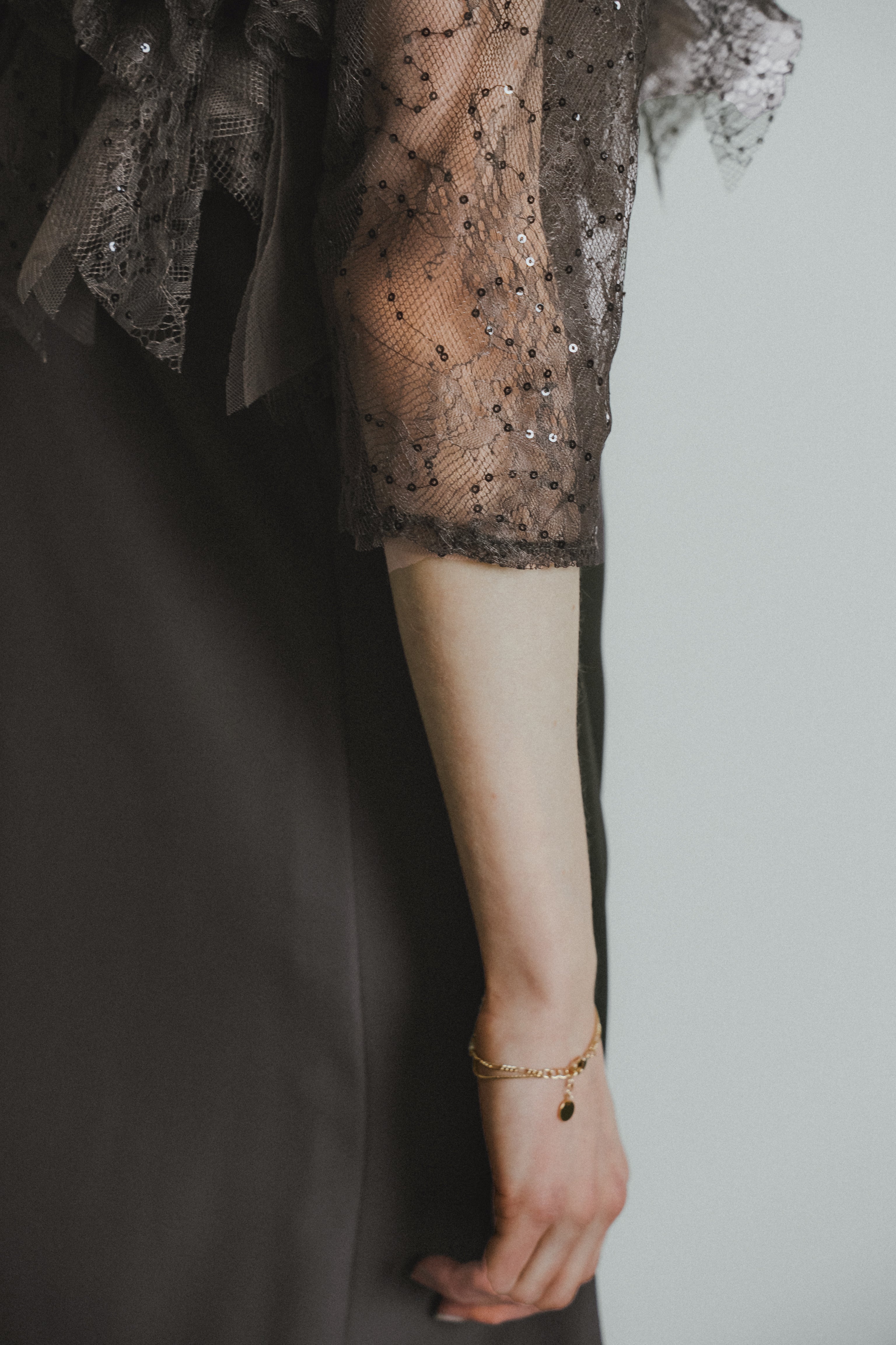 1085 Noir glitter dress
