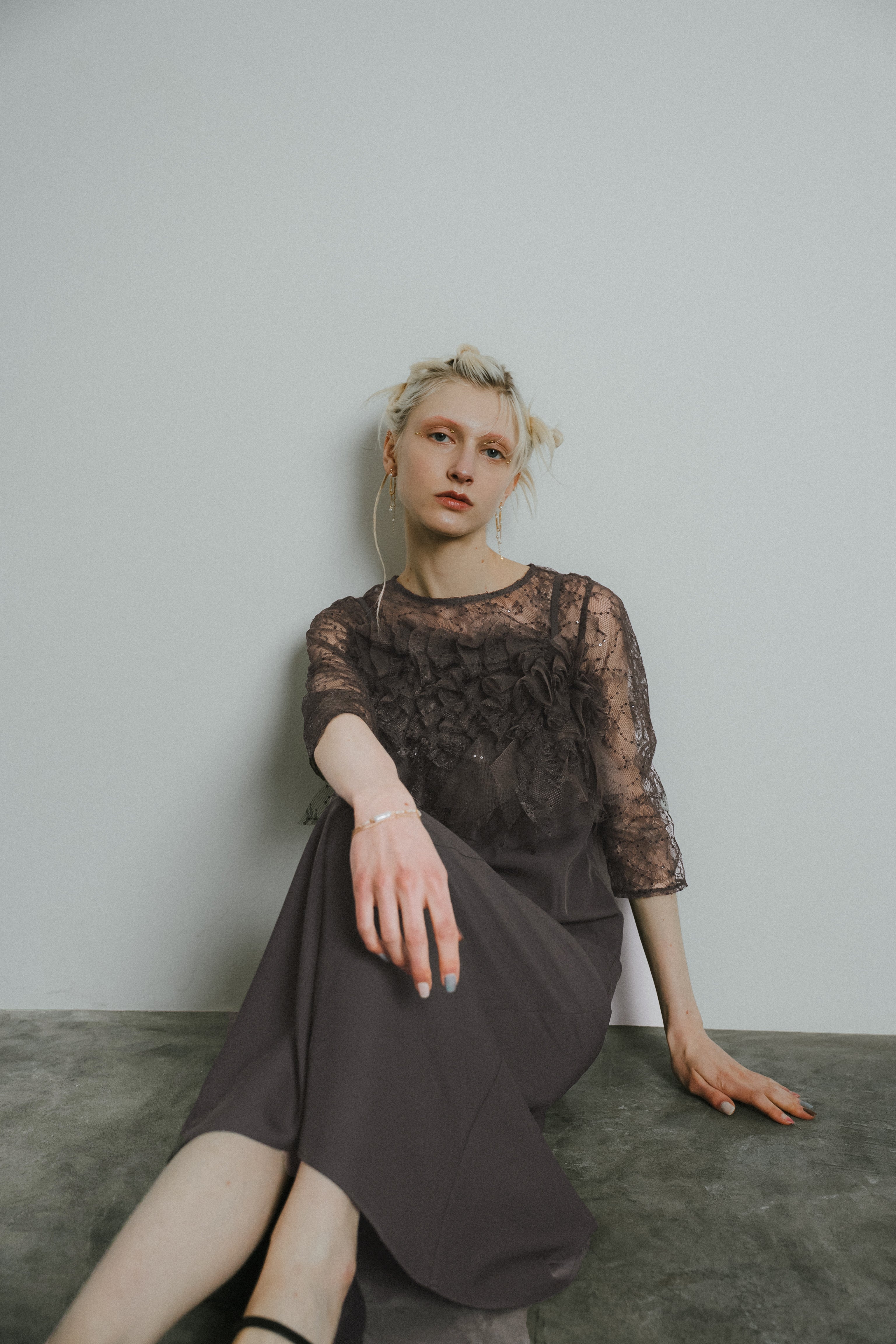 1085 Noir glitter dress