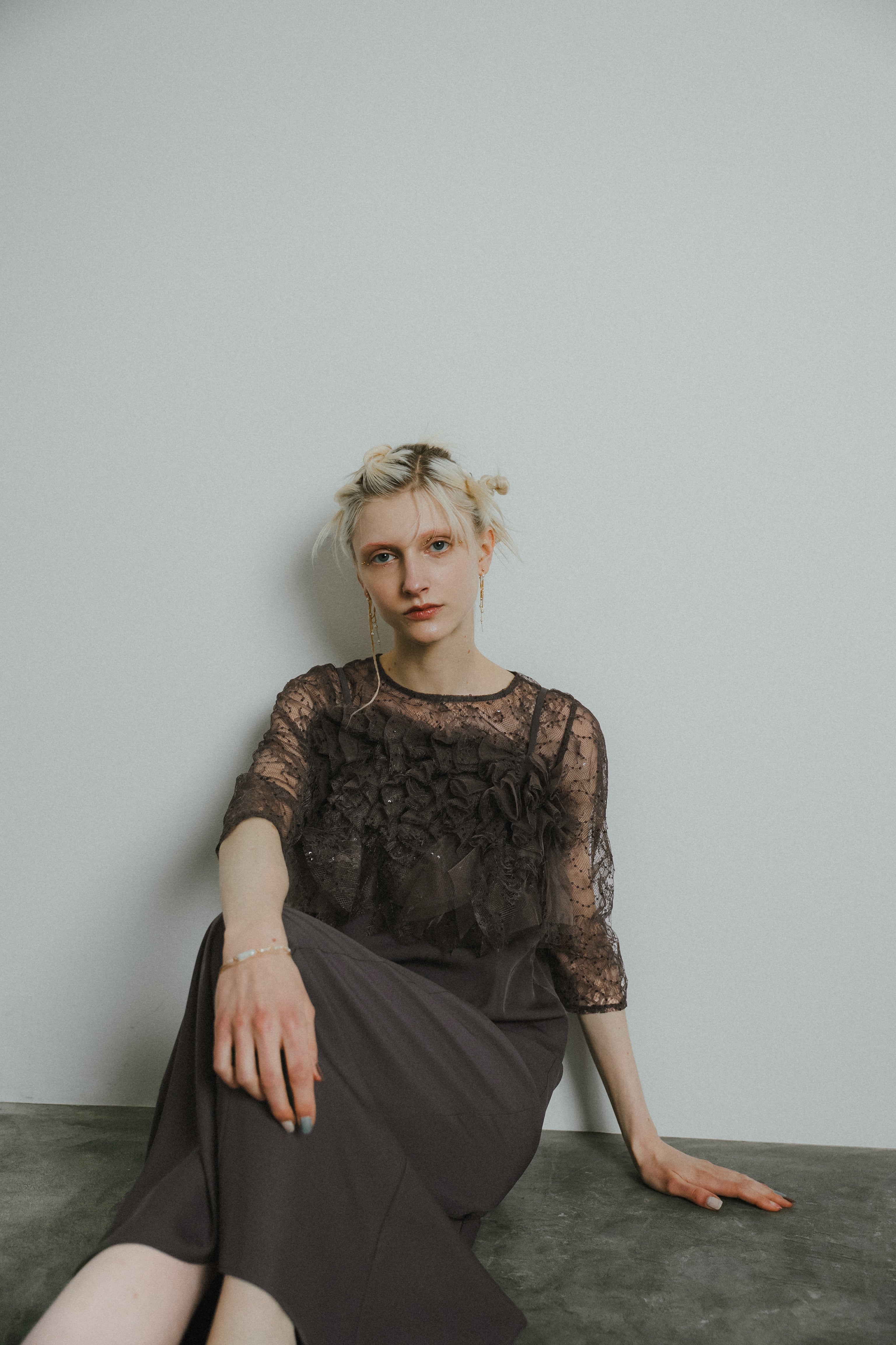 1085 Noir glitter dress