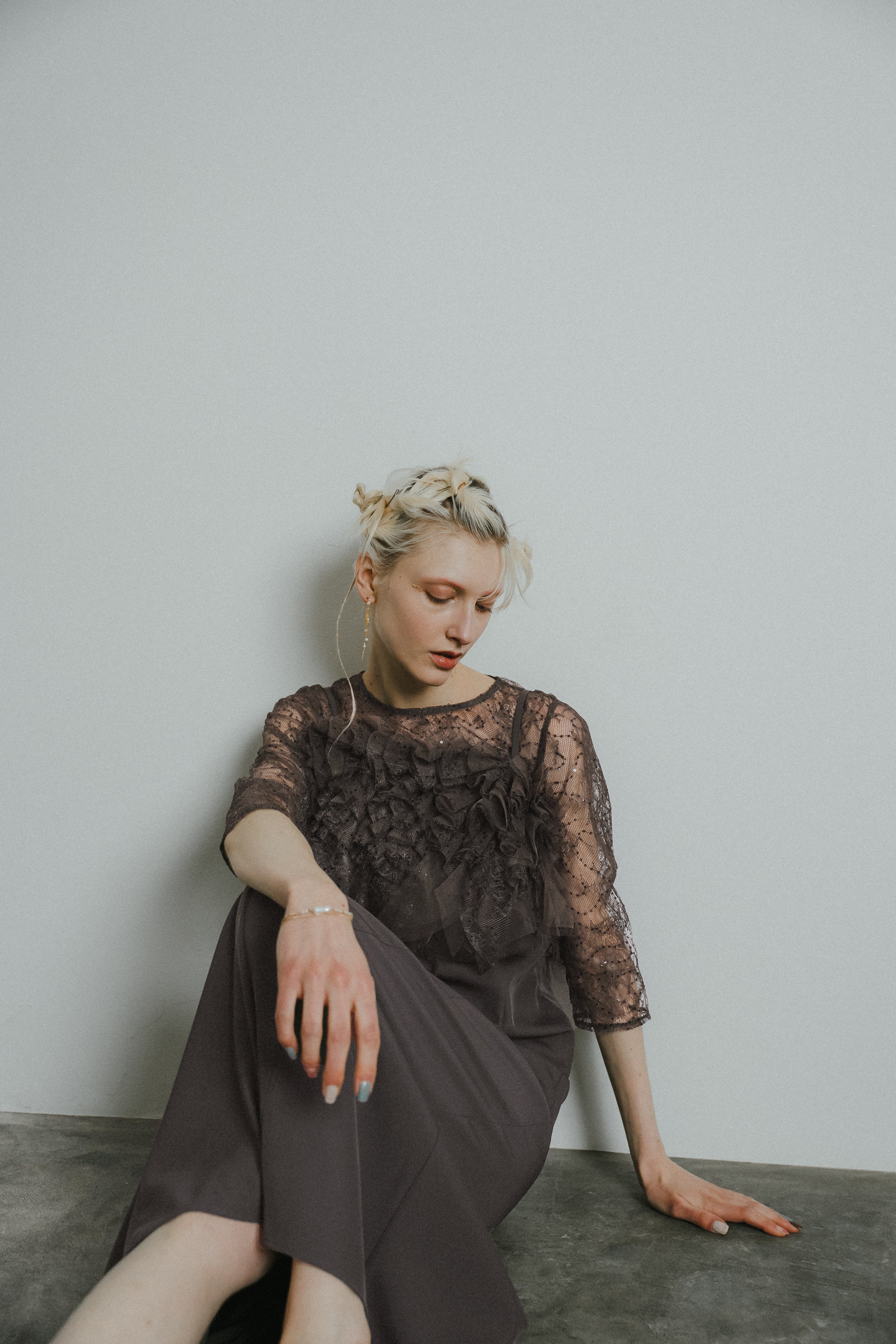 1085 Noir glitter dress