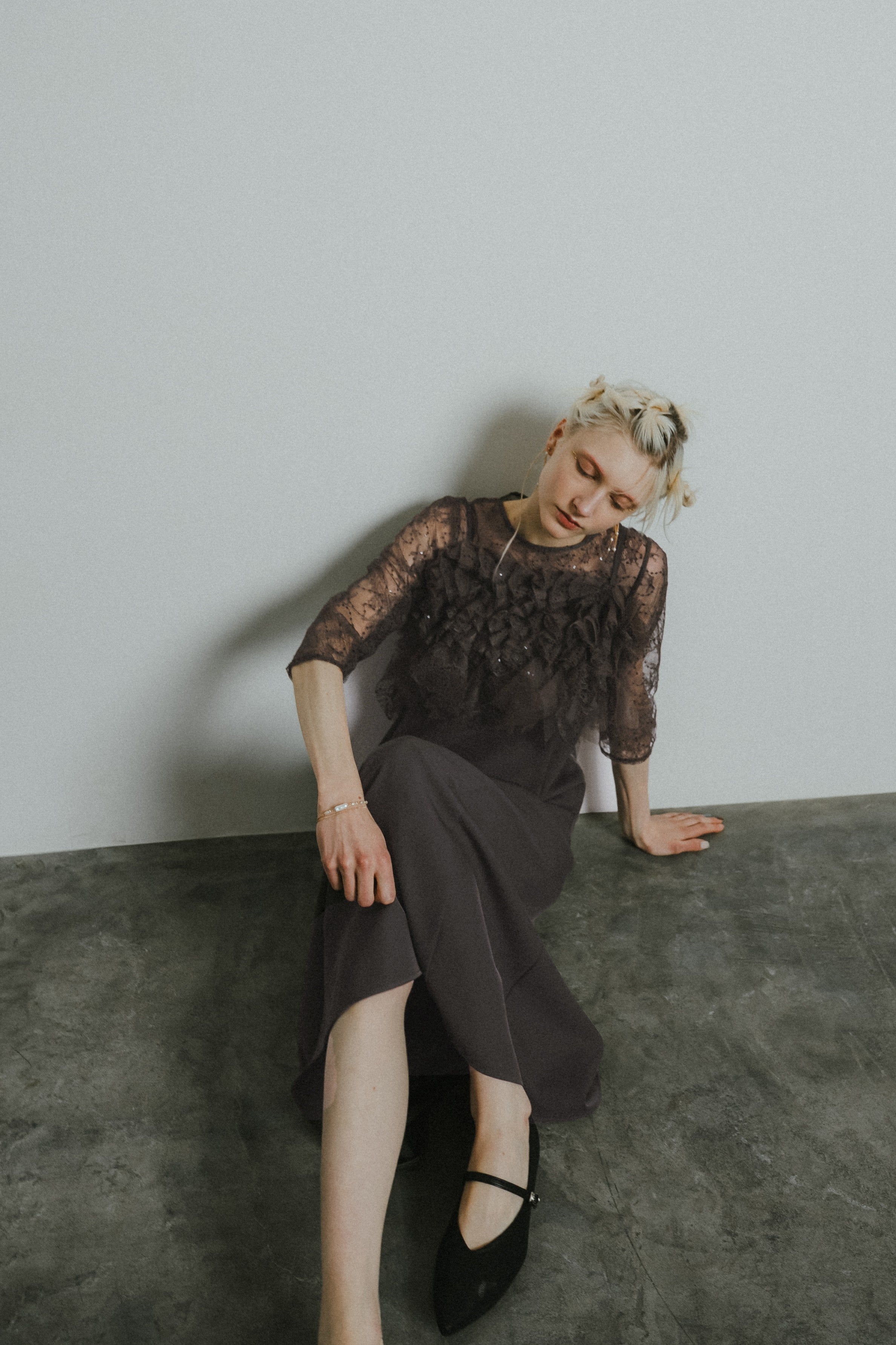 1085 Noir glitter dress