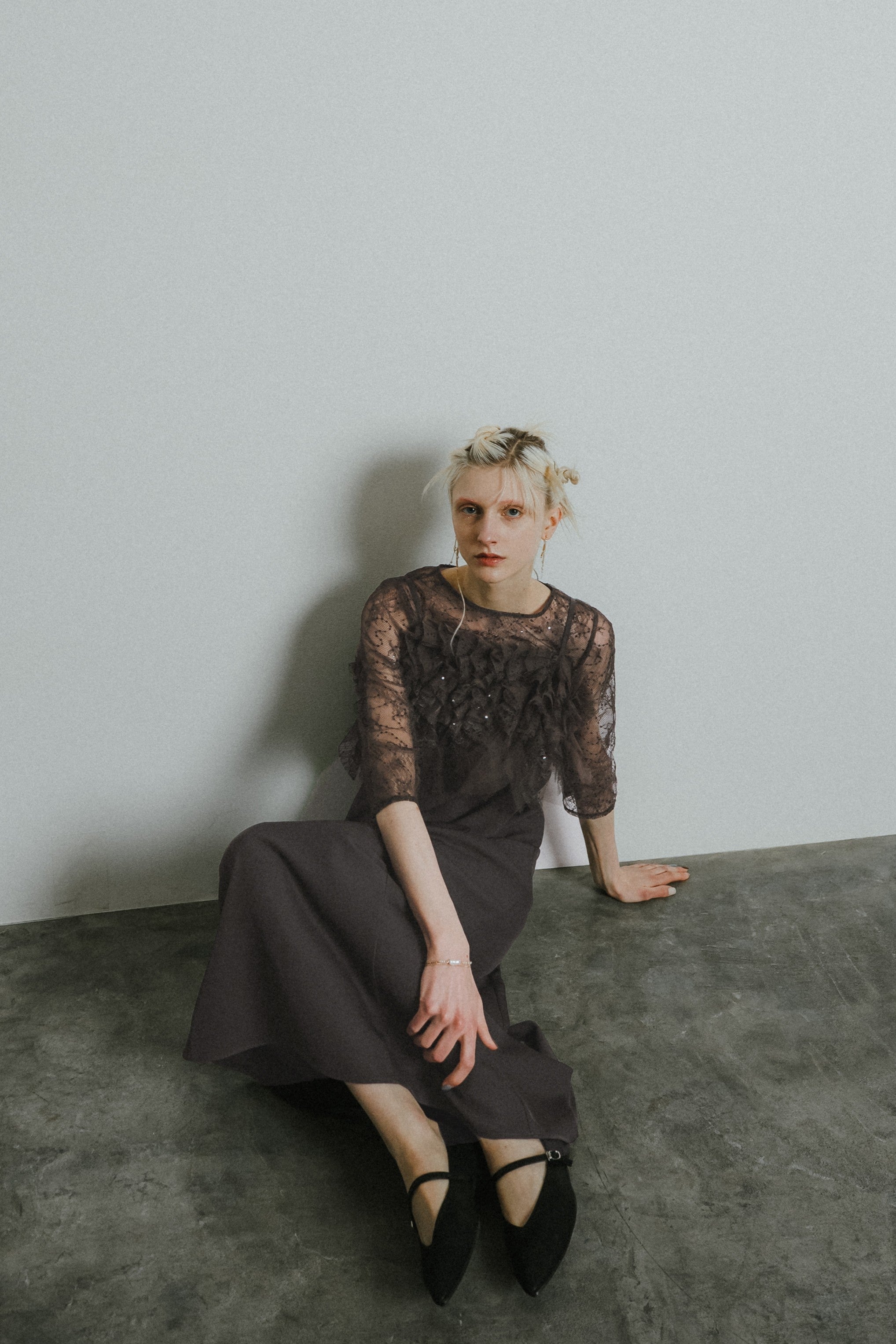 1085 Noir glitter dress