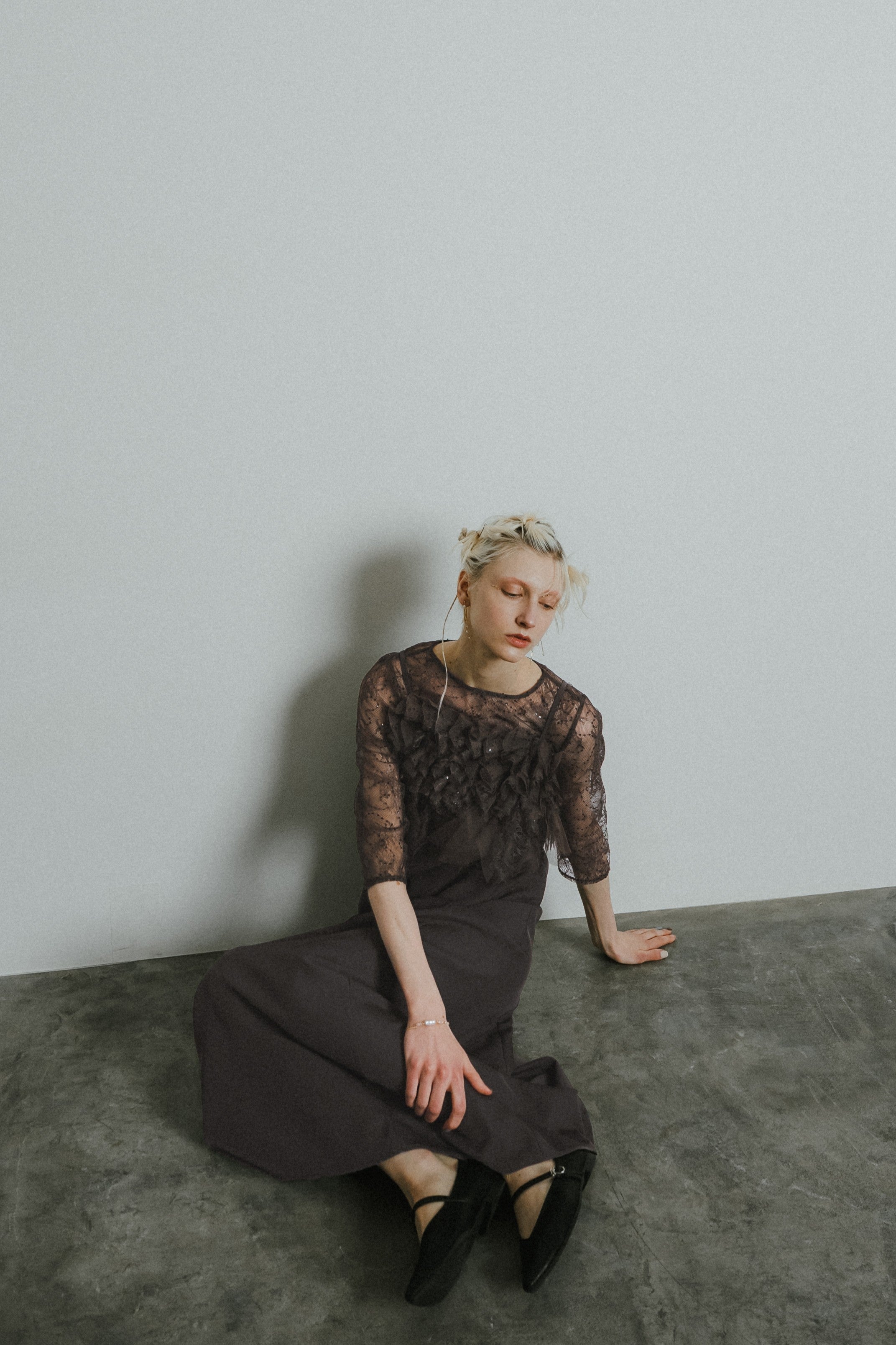 1085 Noir glitter dress