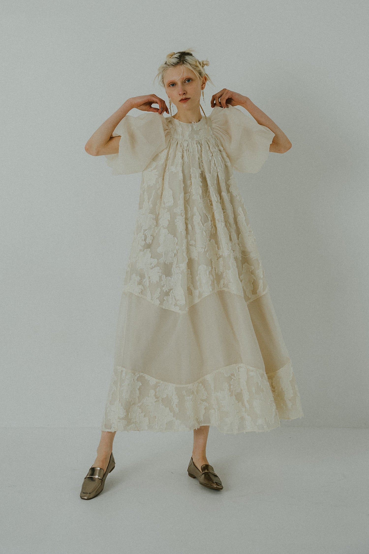 1088 Bloom  jacquard dress