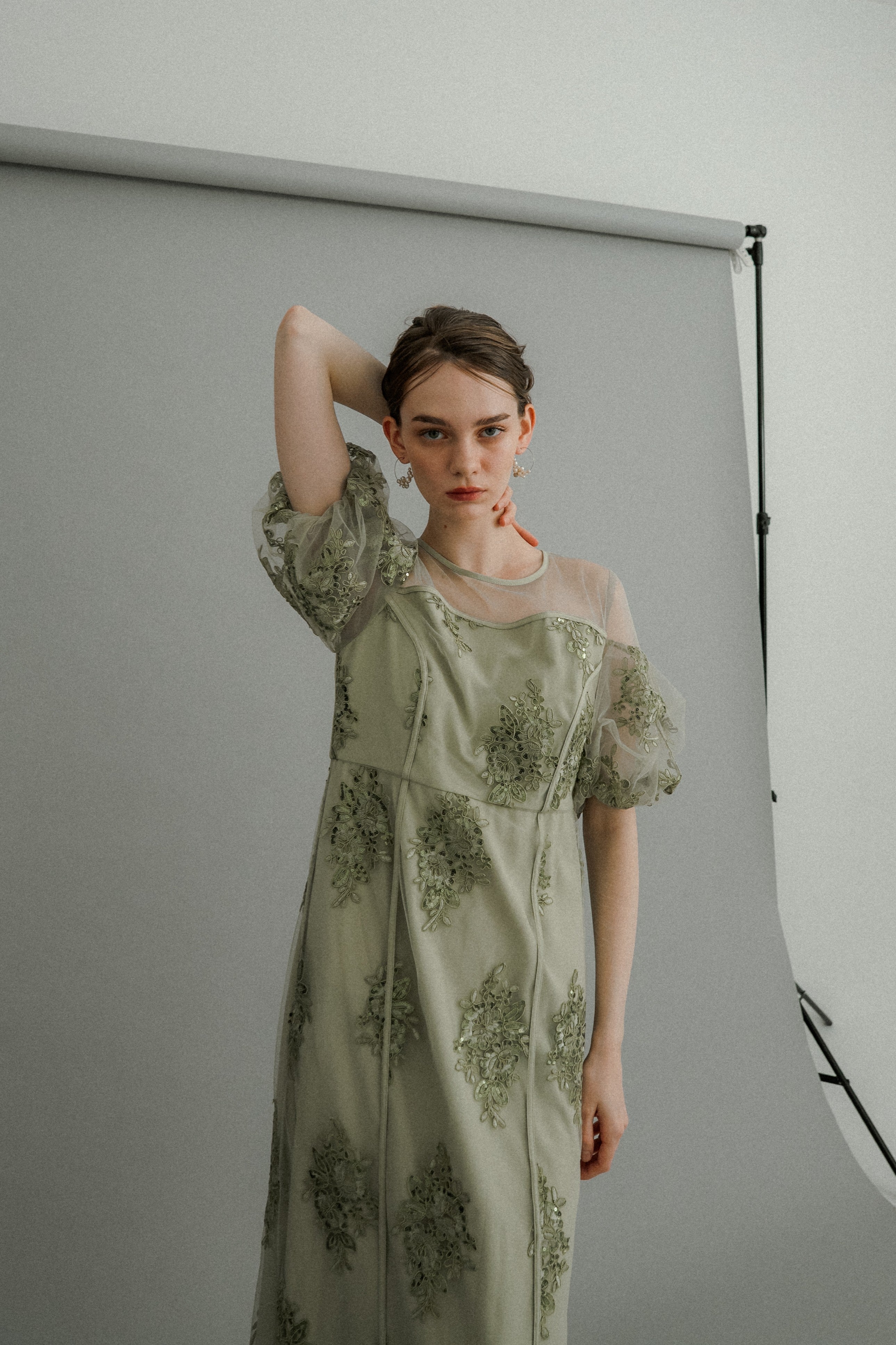 et.UNiVER │1044 Embroidered sheer dress – et.UNiVER │ 公式