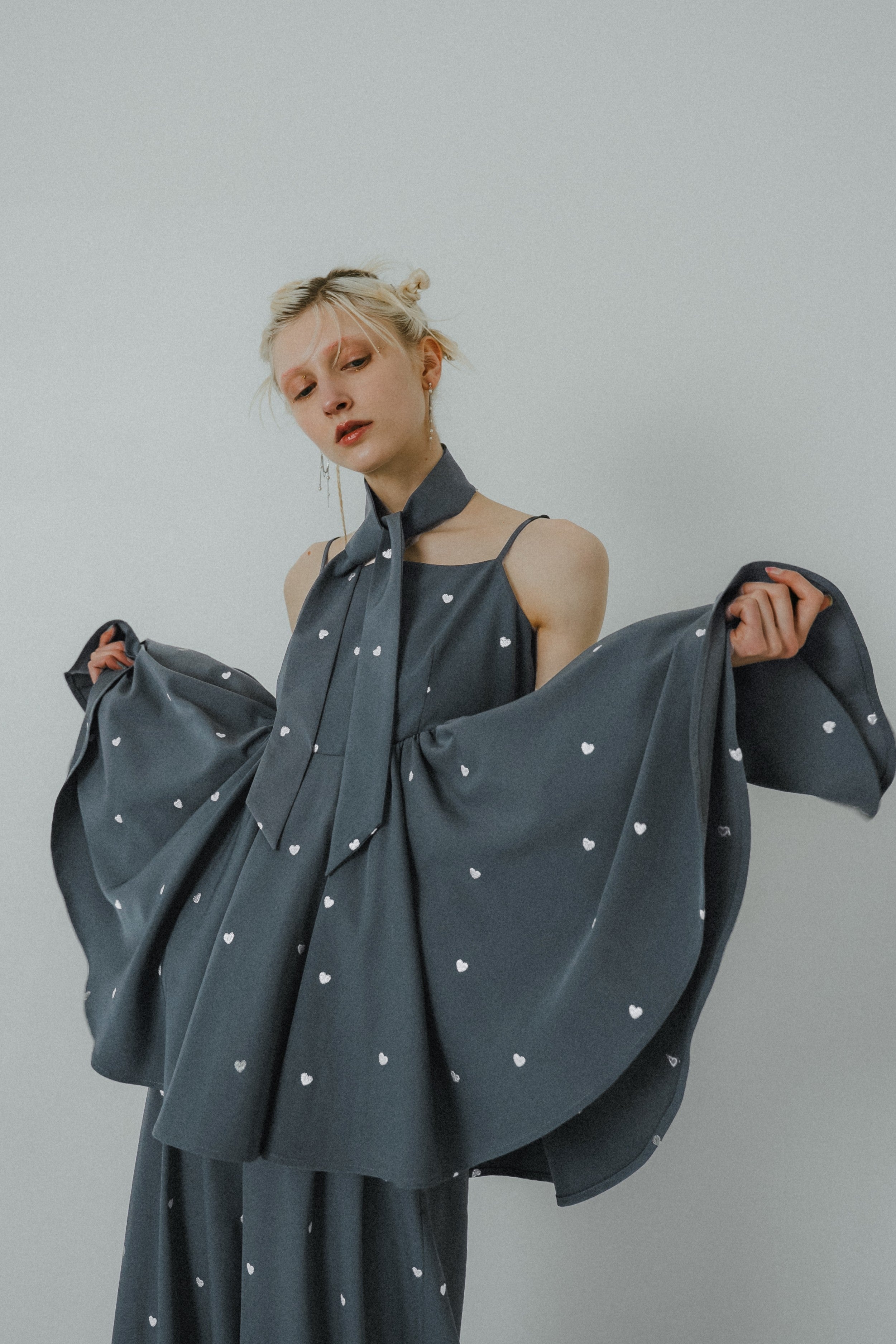 1062 Heart cami pants set