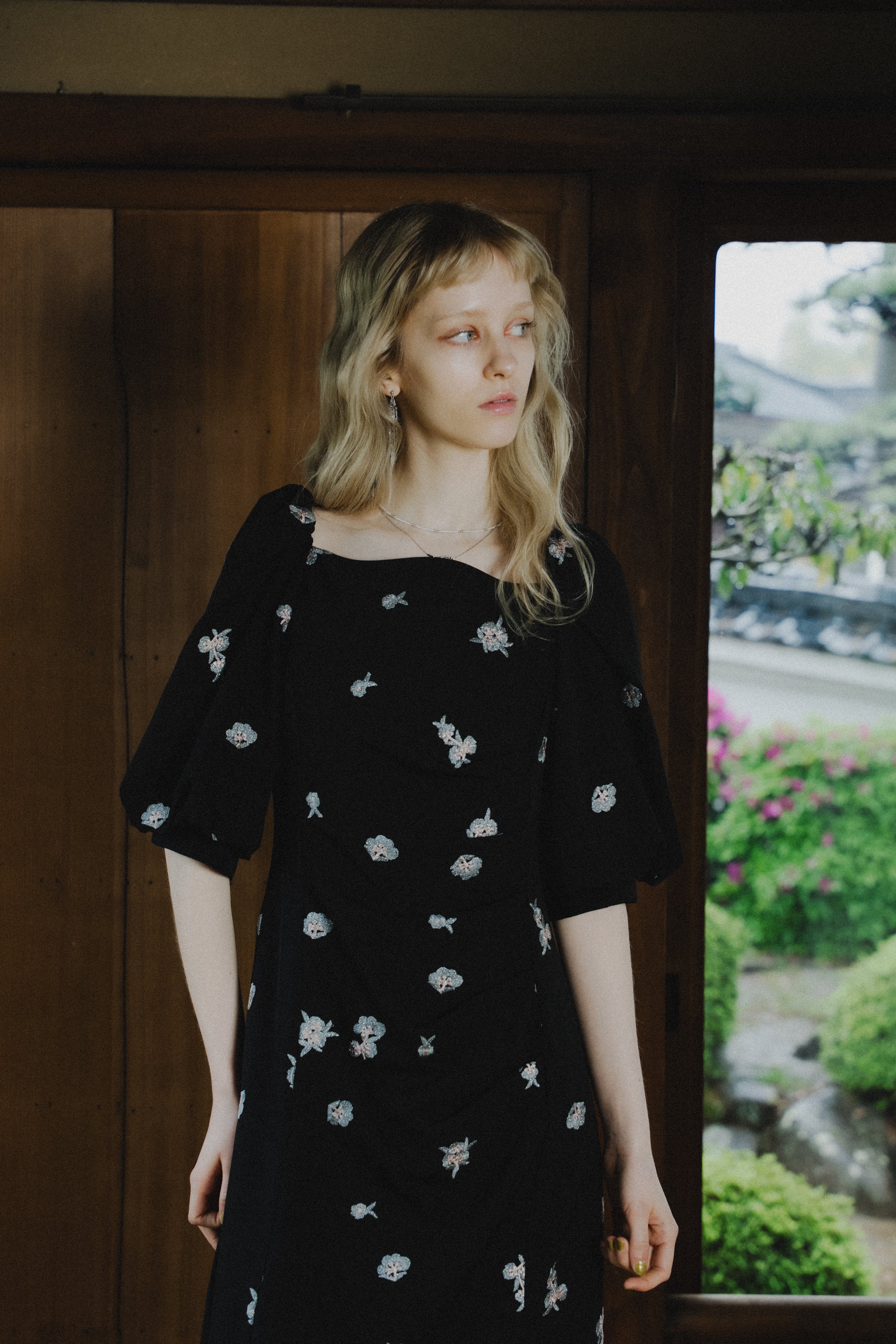 1109 Petal Embroidery Dress