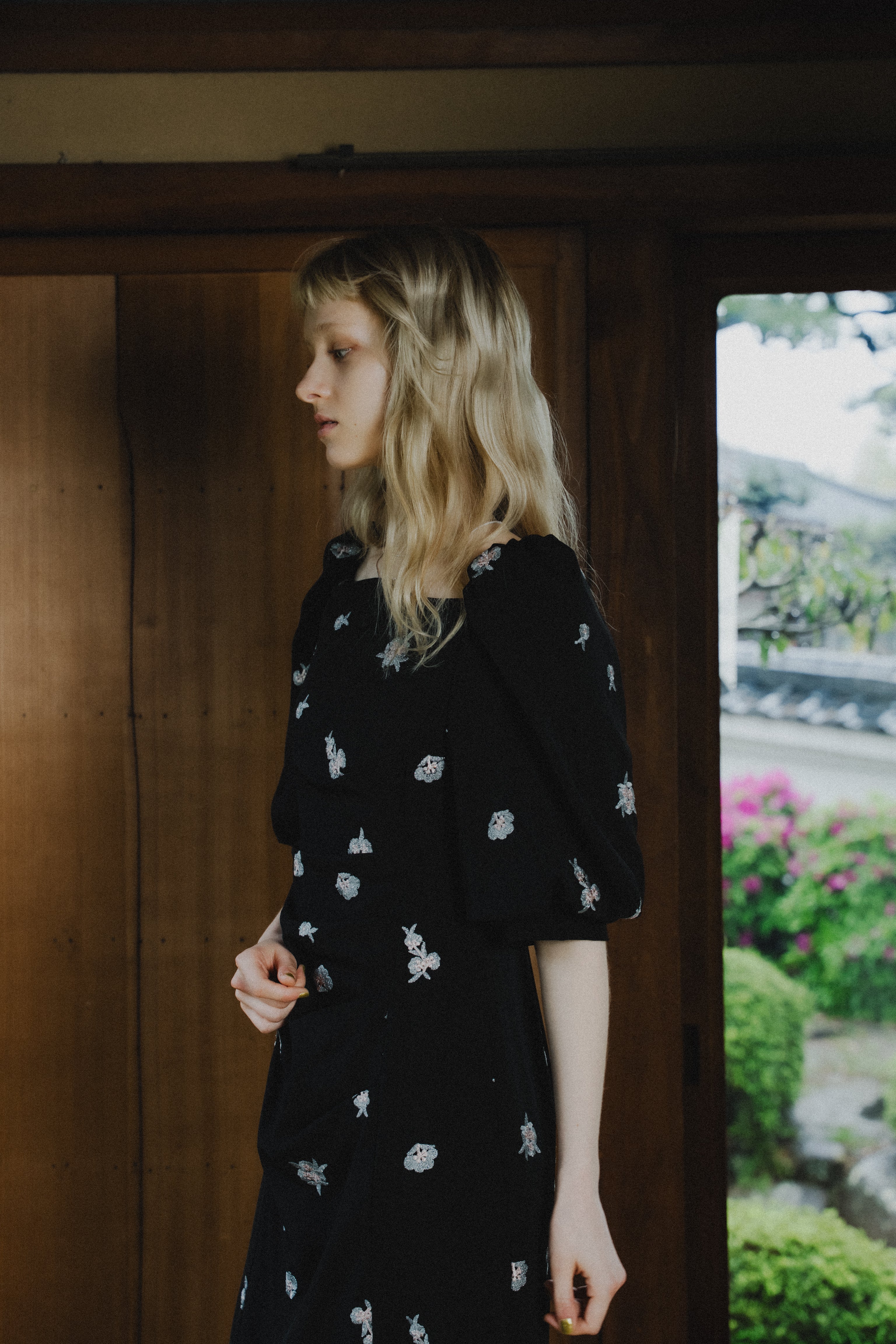 1109 Petal Embroidery Dress