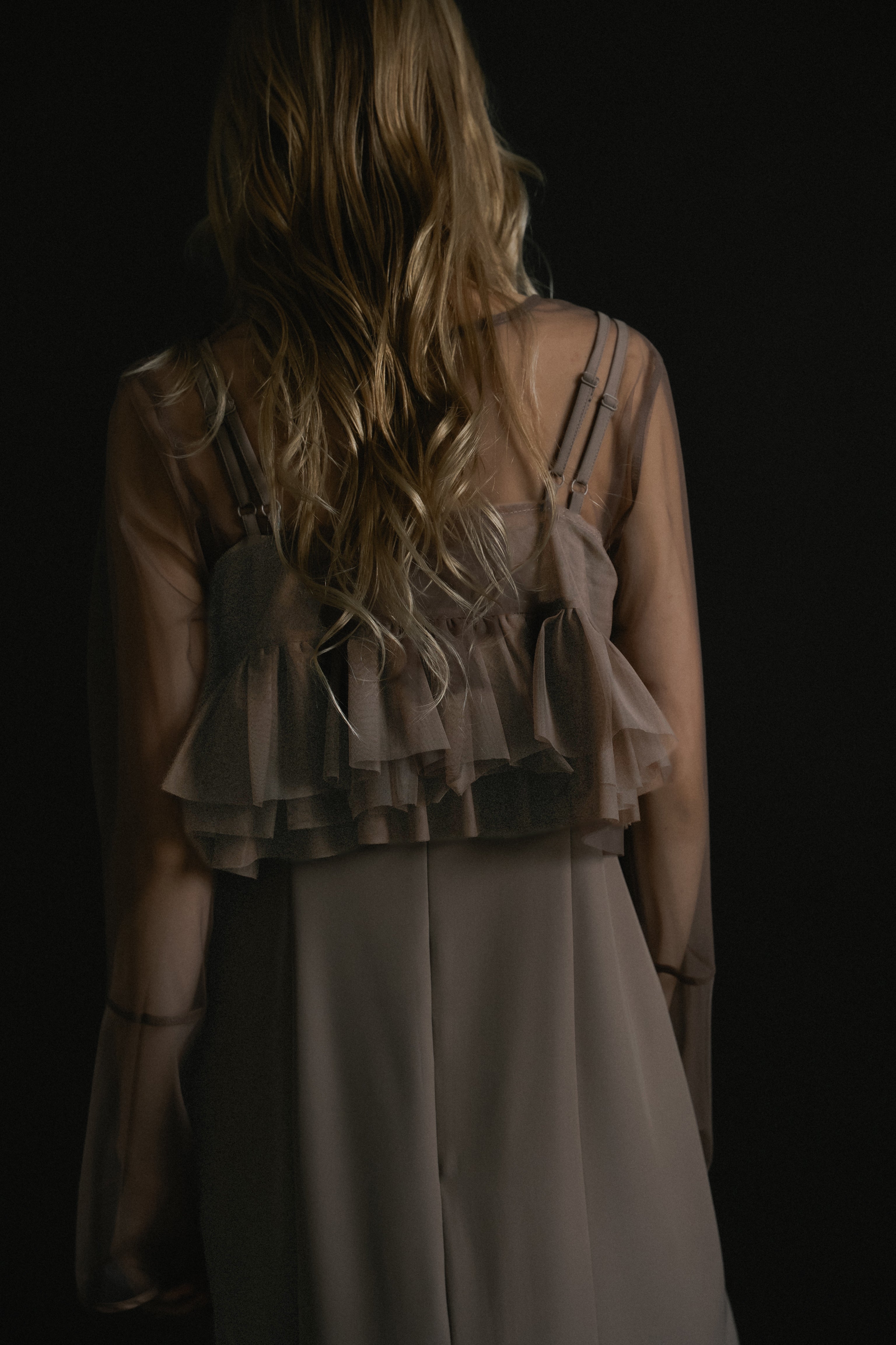 1015 Petal embroidery dress
