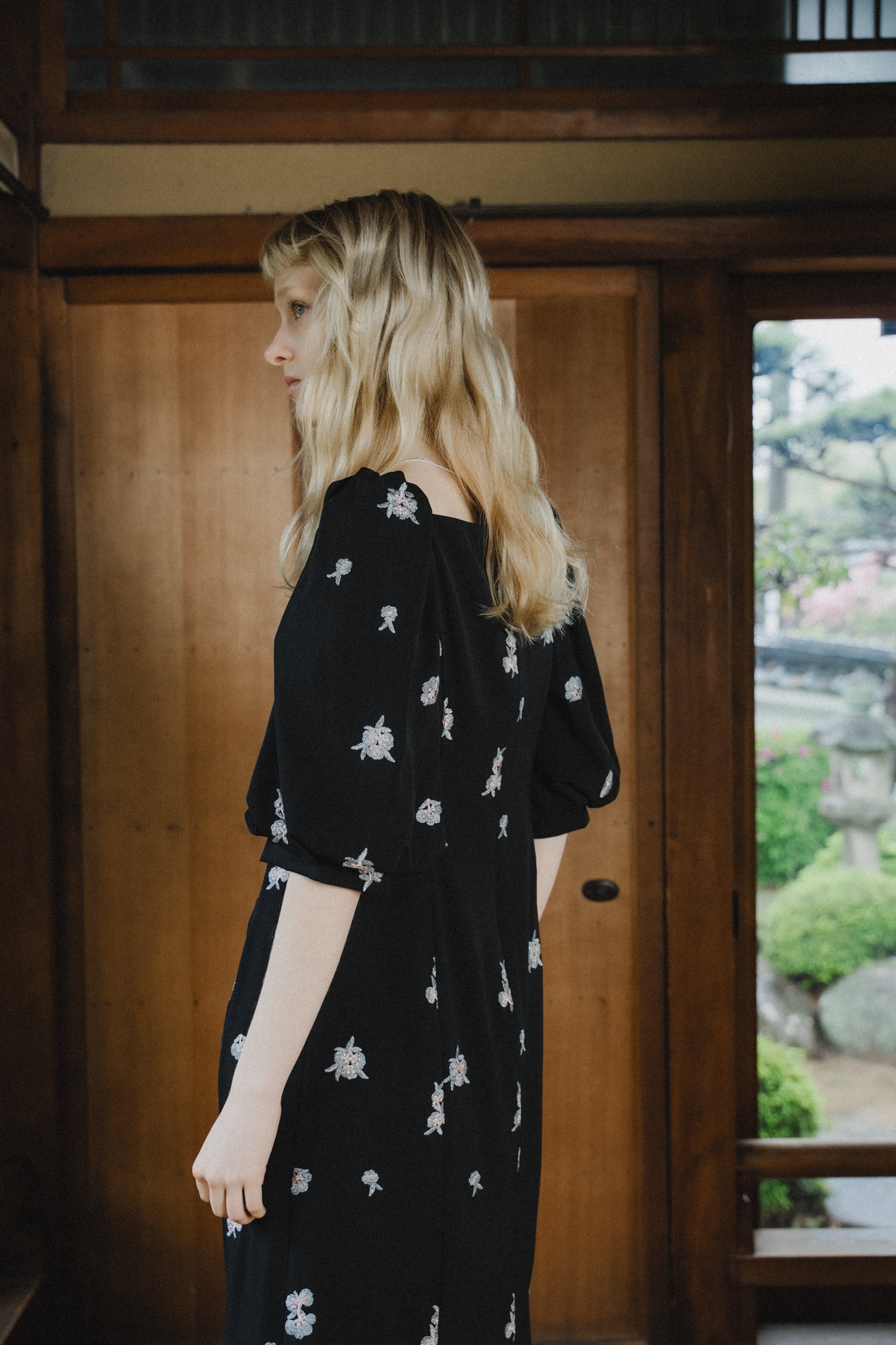 1109 Petal Embroidery Dress