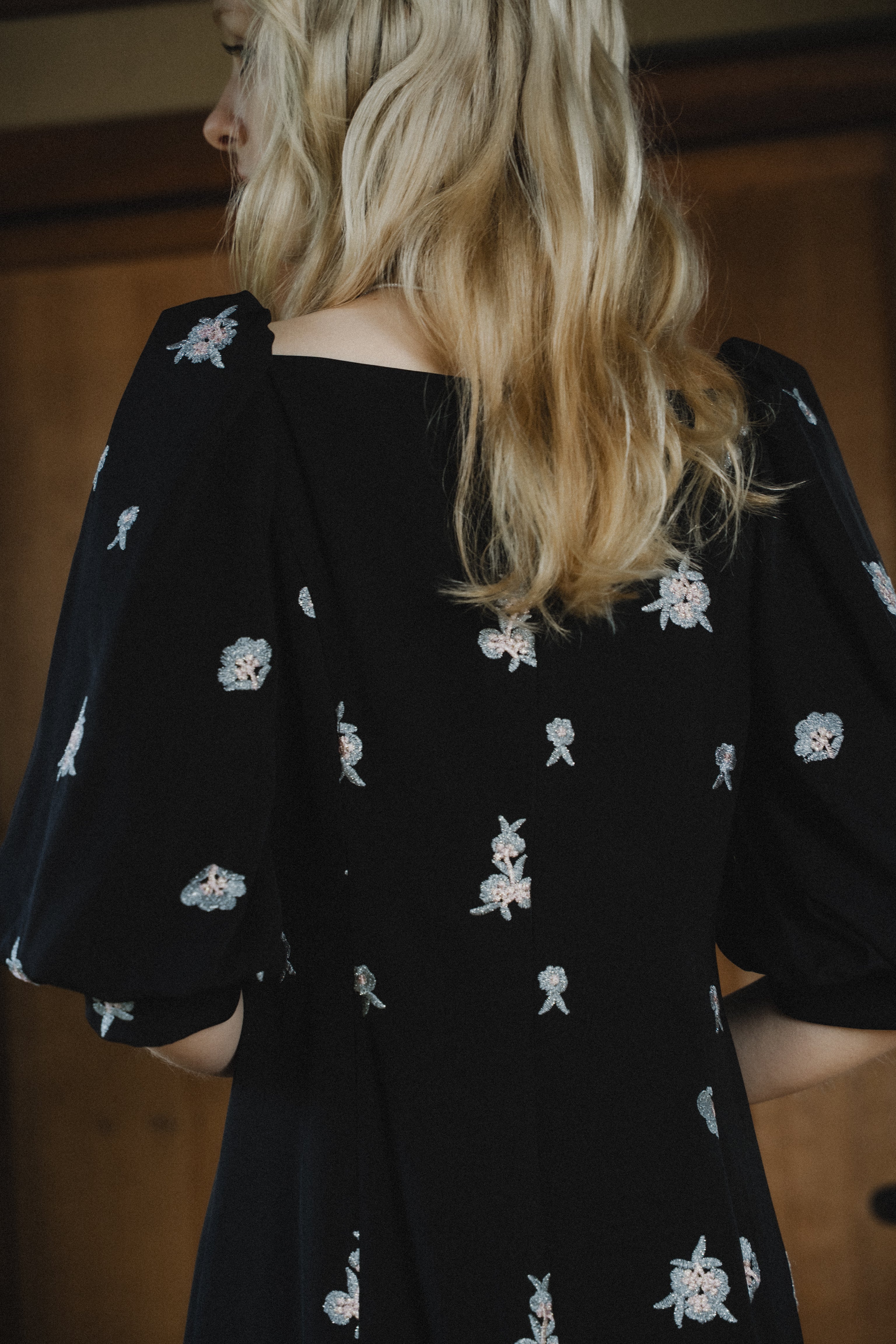 1109 Petal Embroidery Dress