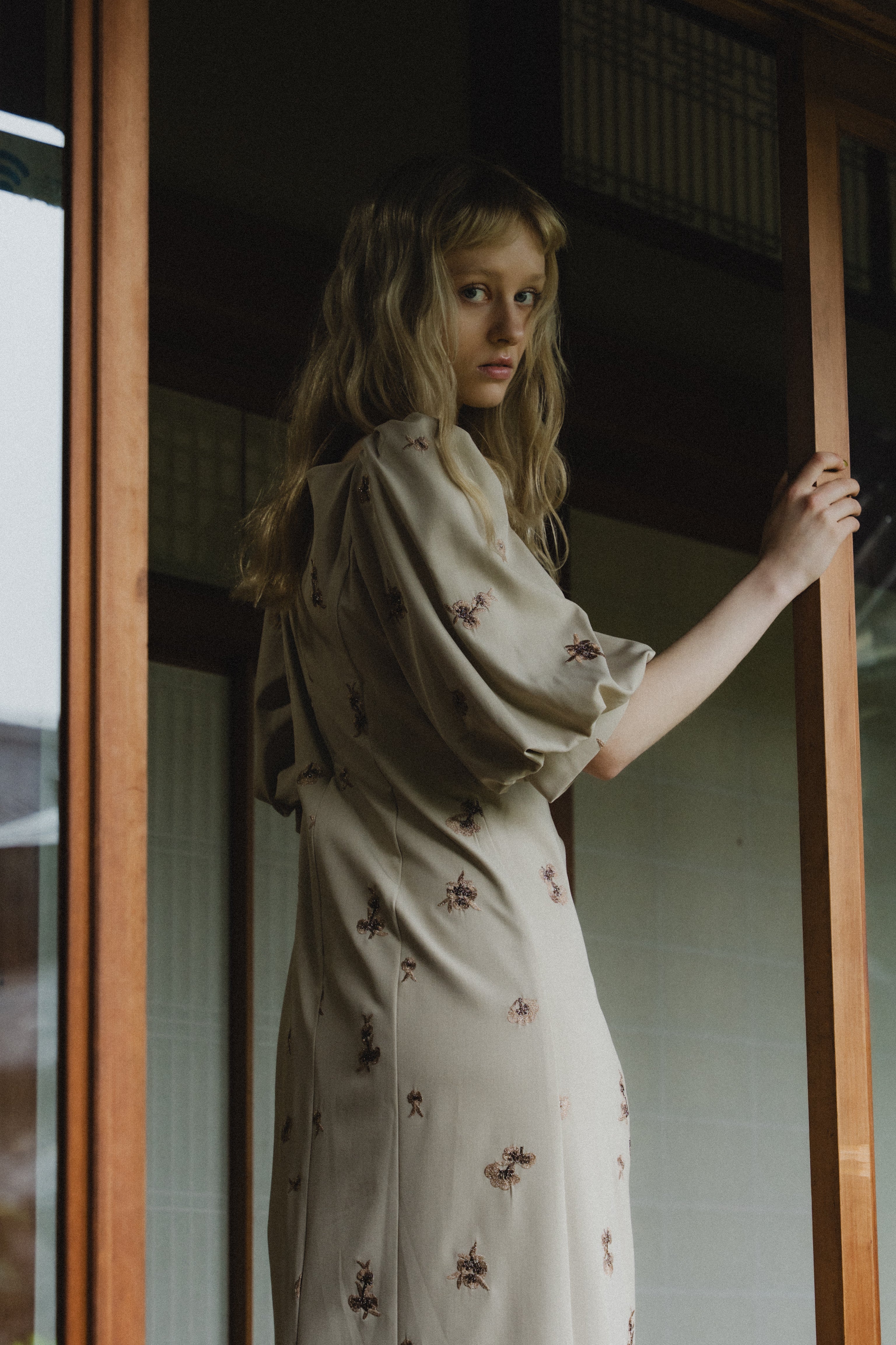 1109 Petal Embroidery Dress