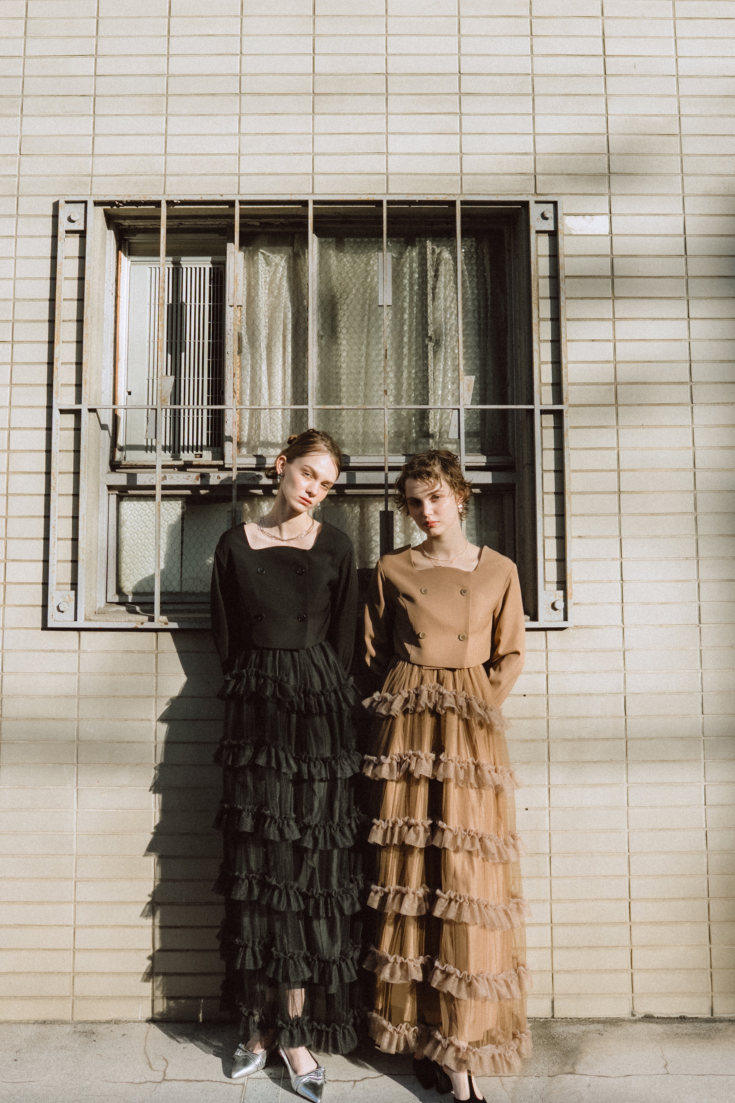 1040 Tiered tulle Skirt+JK