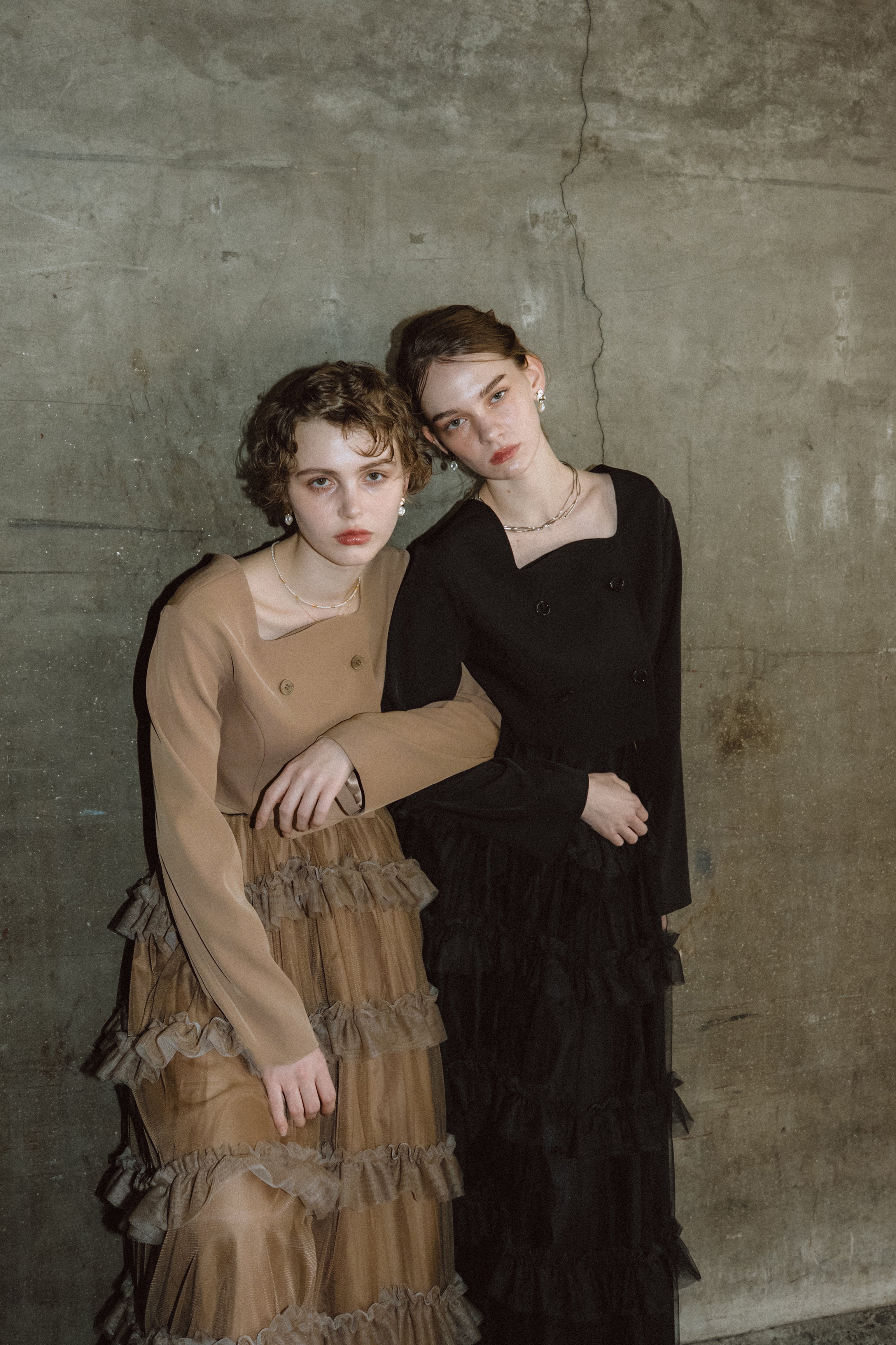 1040 Tiered tulle Skirt+JK