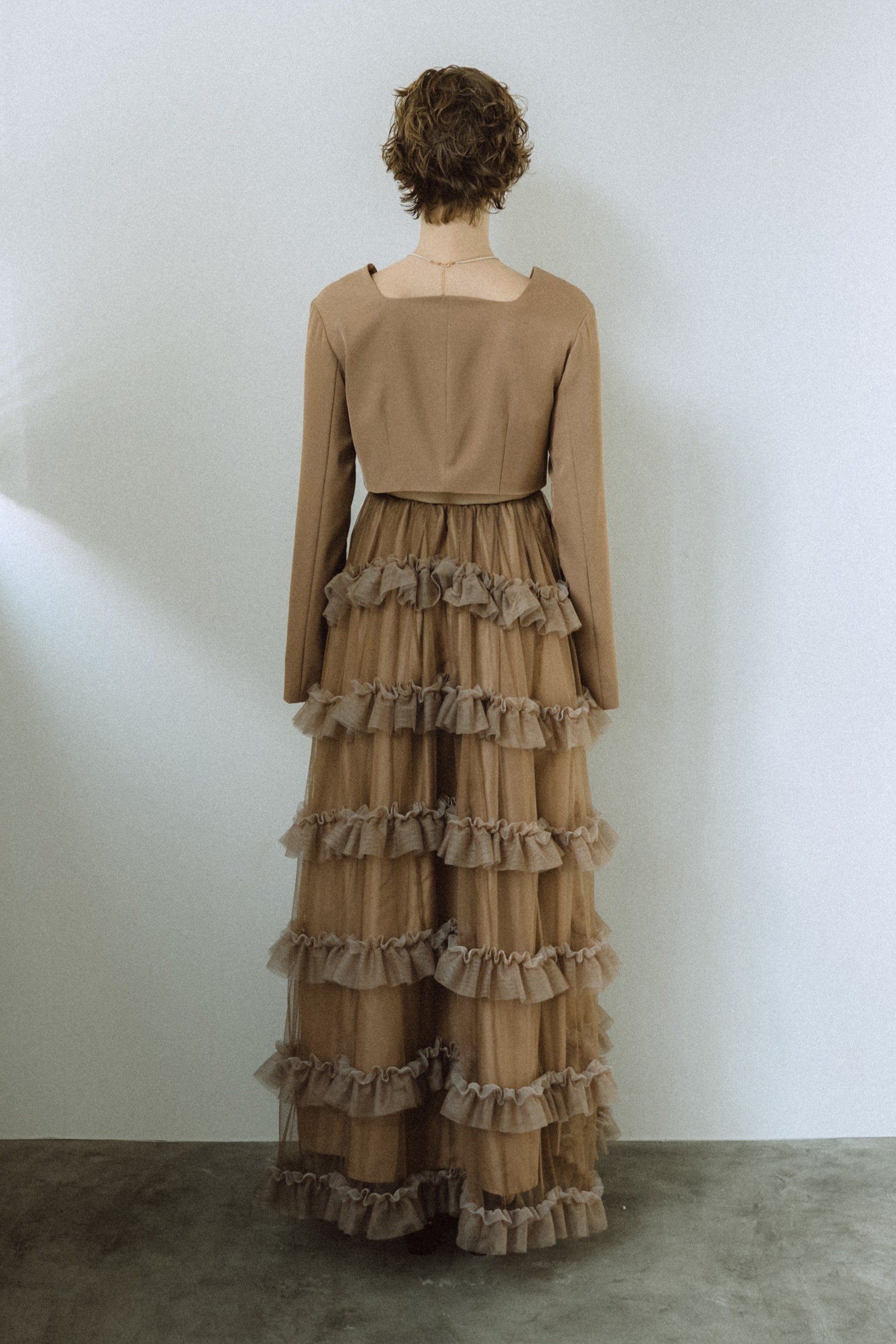 1040 Tiered tulle Skirt+JK