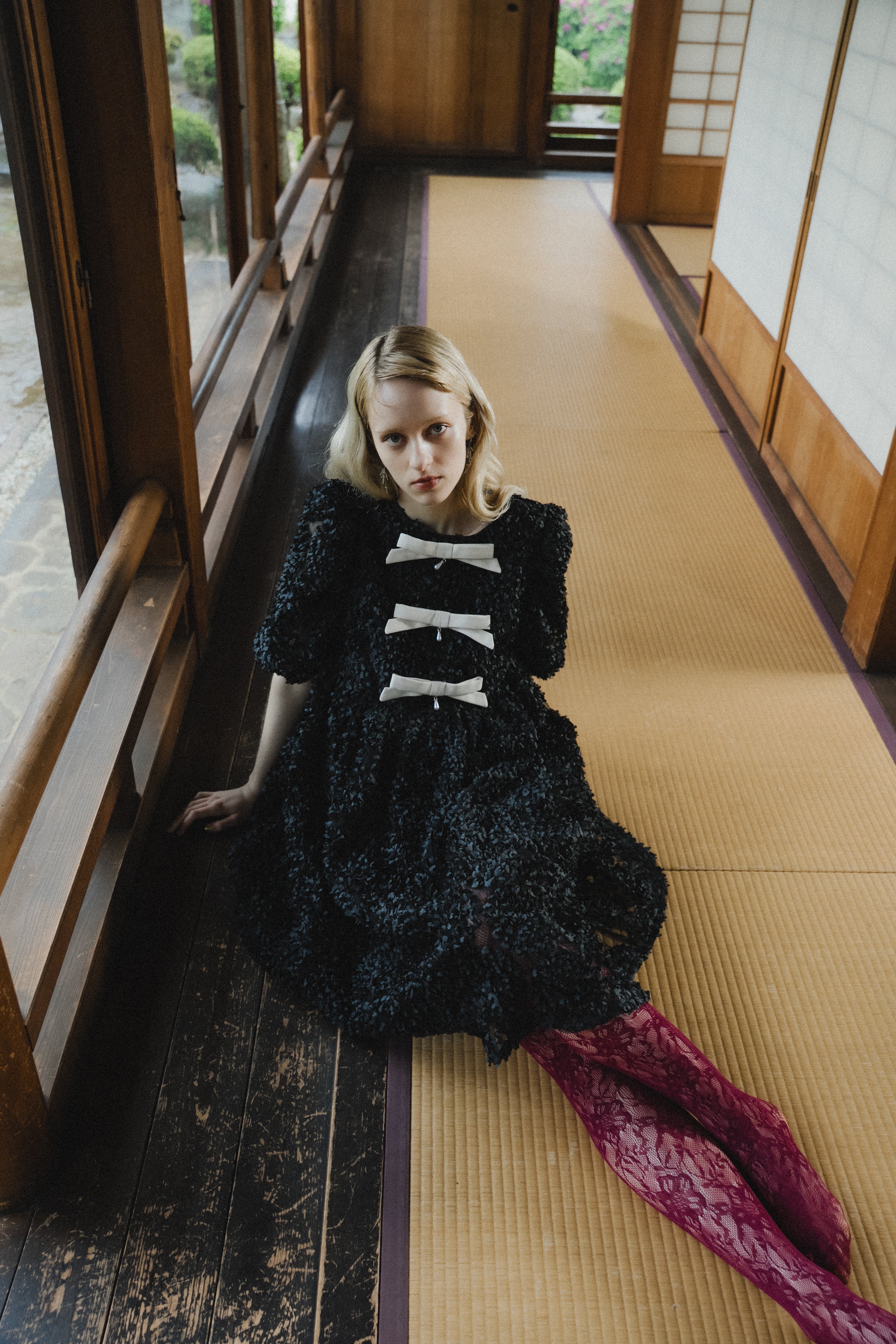 et.UNiVER │ 1107 Baloom ribbon dress – et.UNiVER │ 公式
