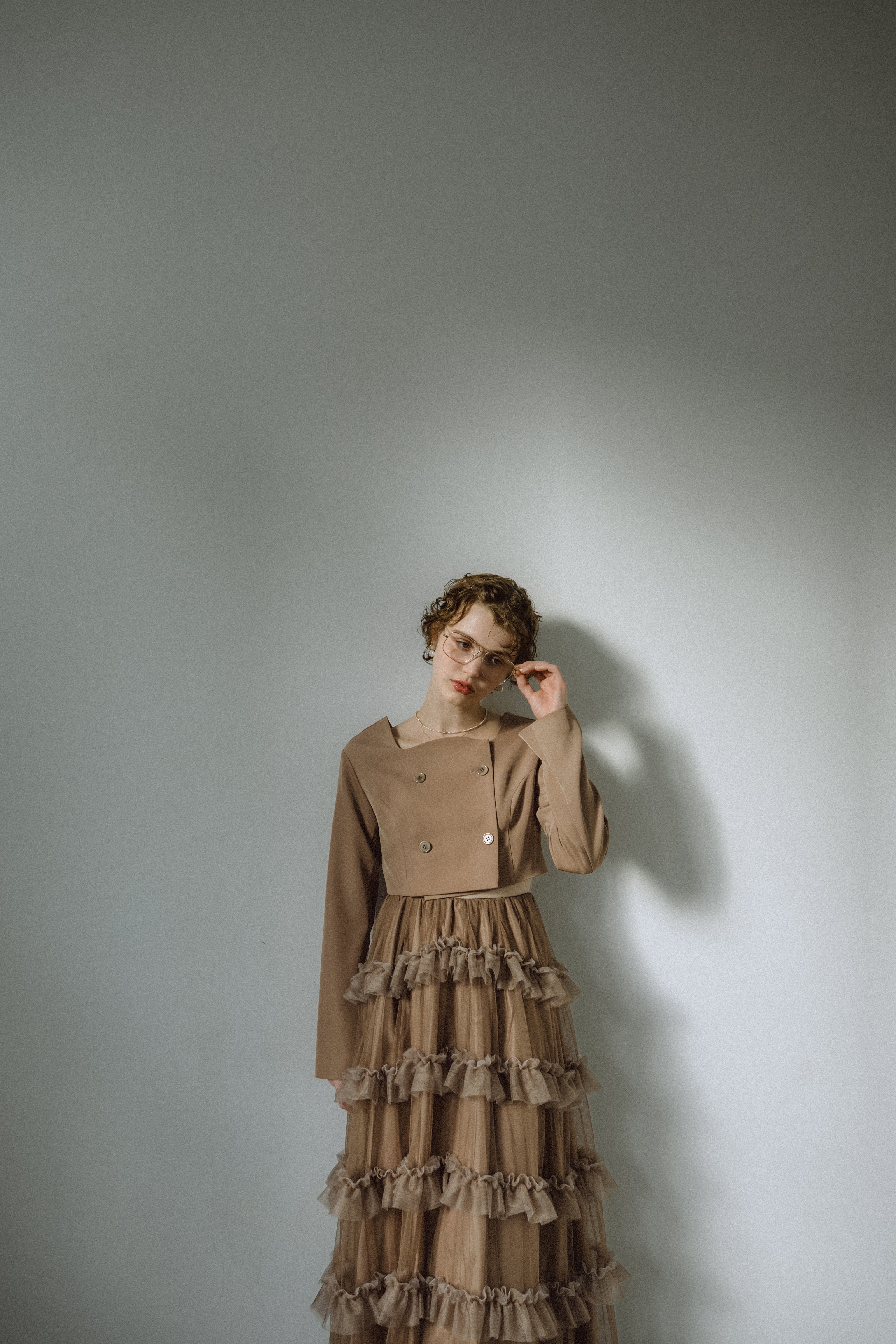 1040 Tiered tulle Skirt+JK