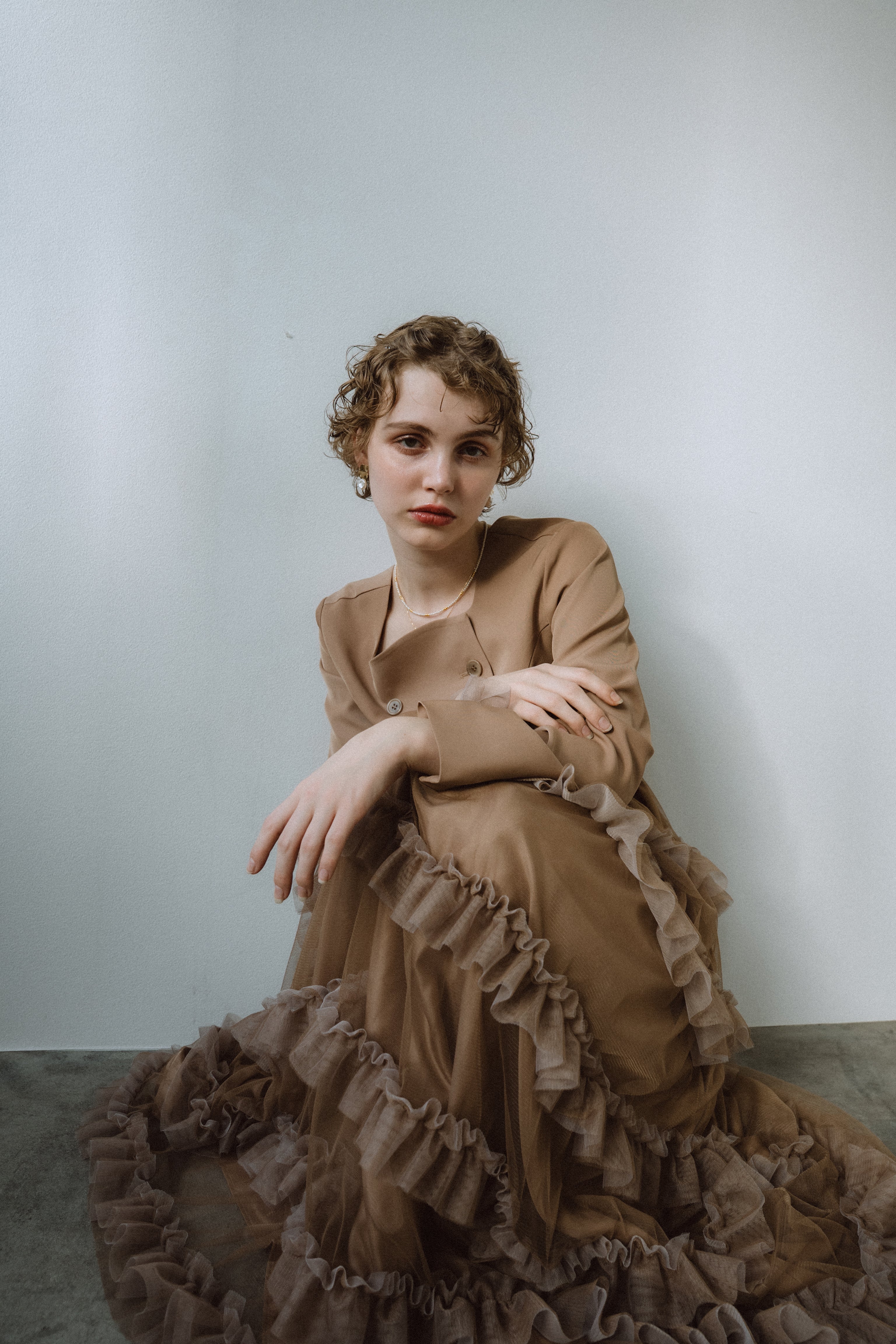 1040 Tiered tulle Skirt+JK