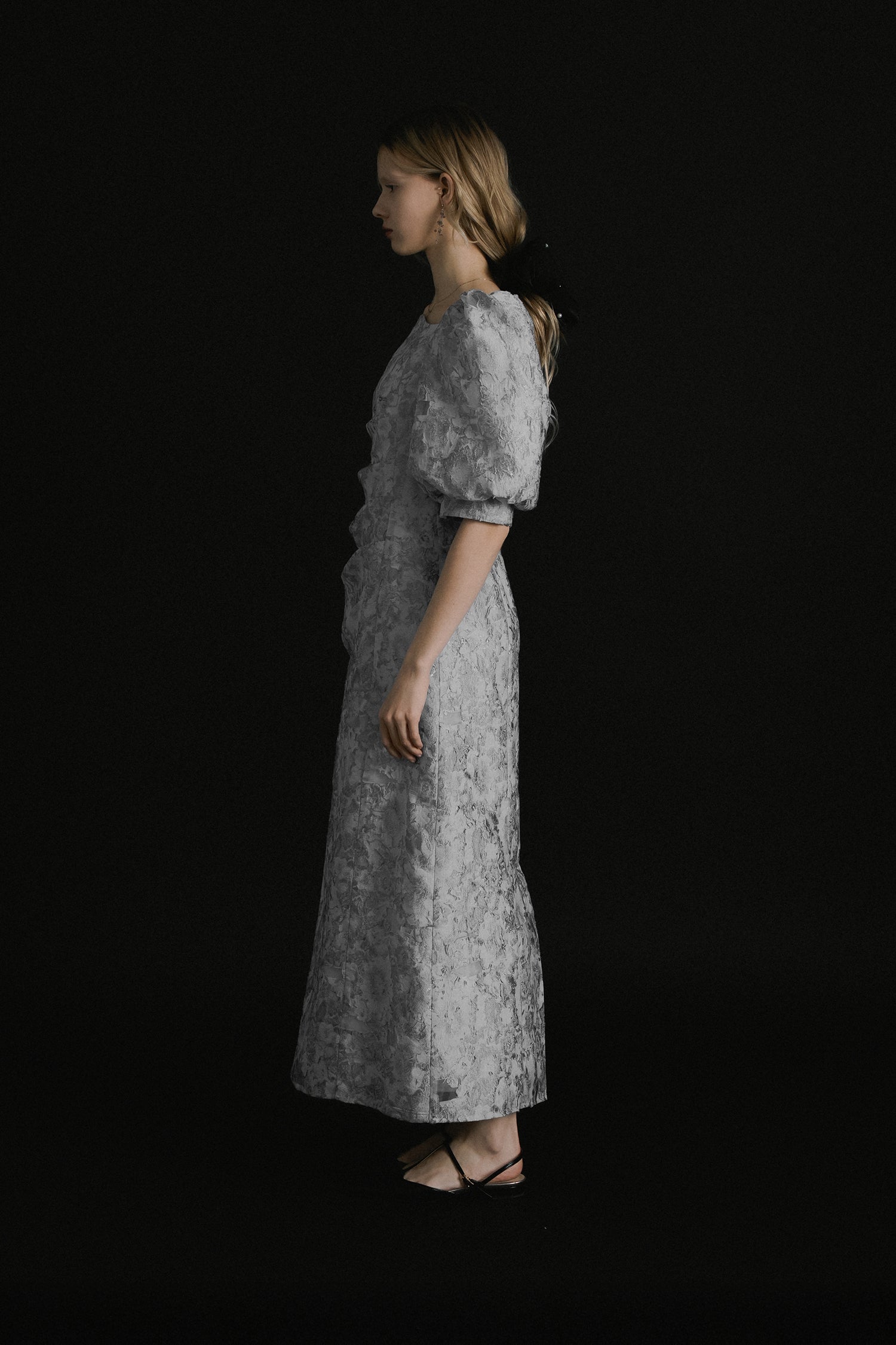 et.UNiVER │1071 Sheer Jacquard Organza Dress – et.UNiVER │ 公式