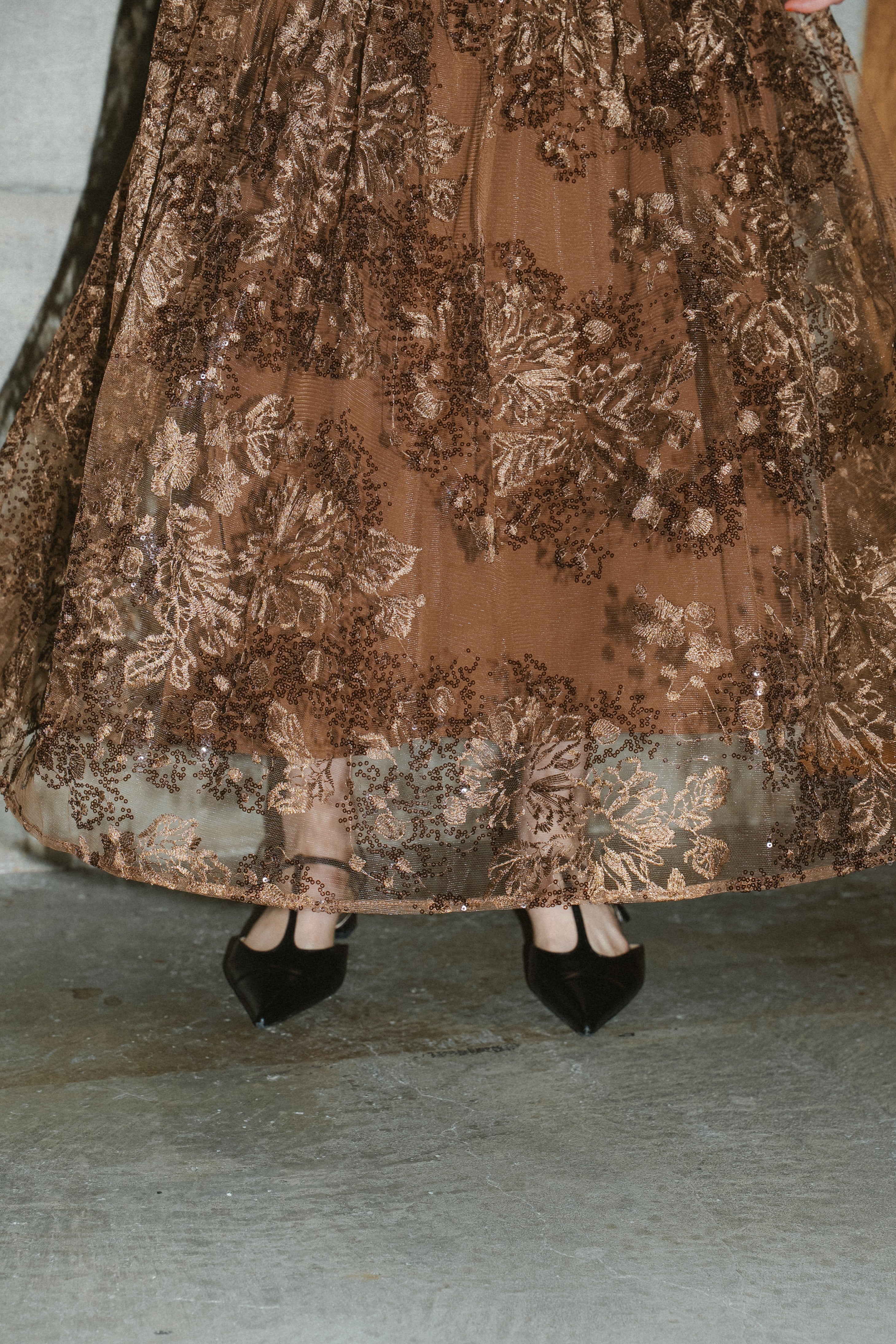 1036 Detachable sleeve dress