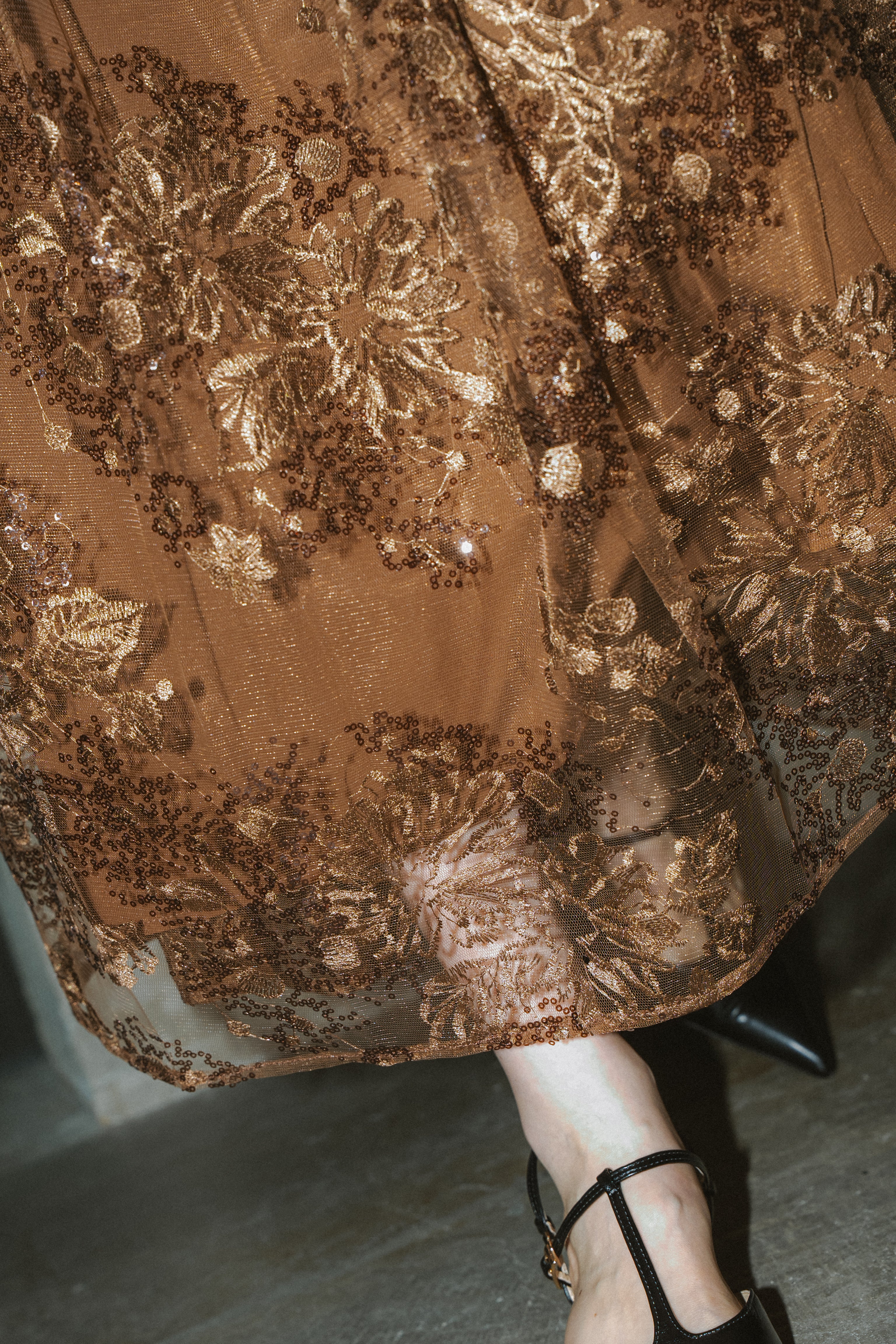 1036 Detachable sleeve dress