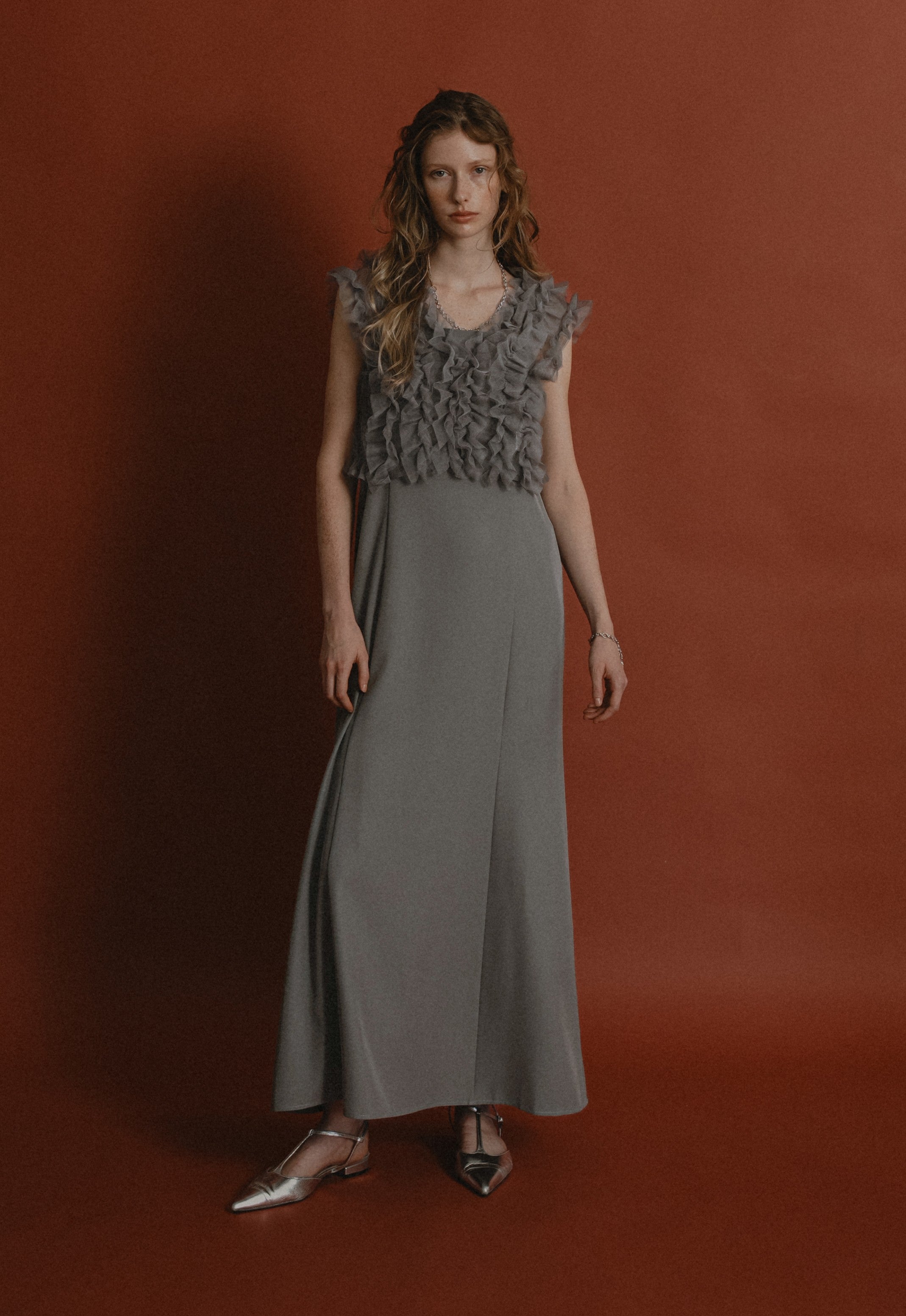 913 Many way frill dress