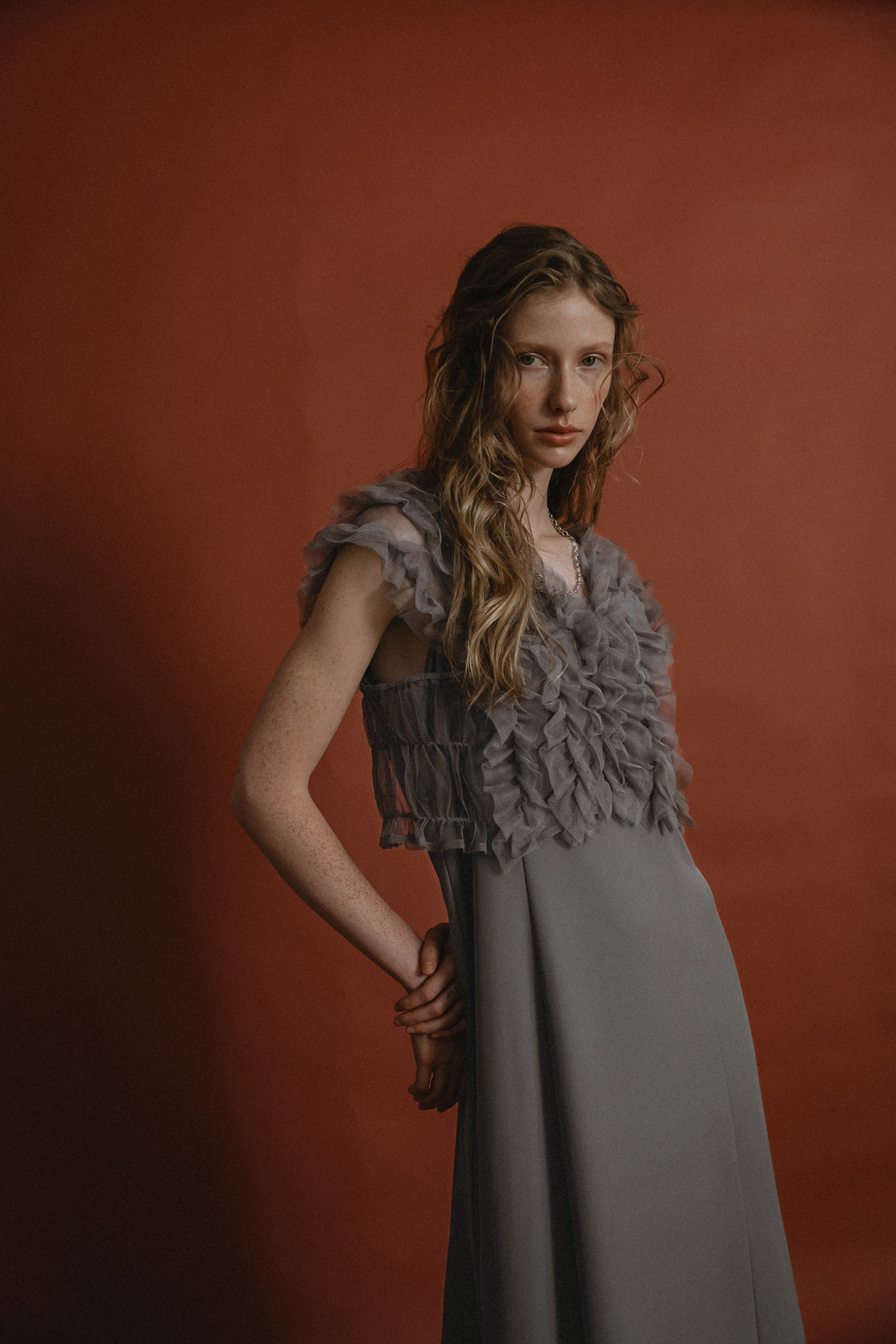 913 Many way frill dress