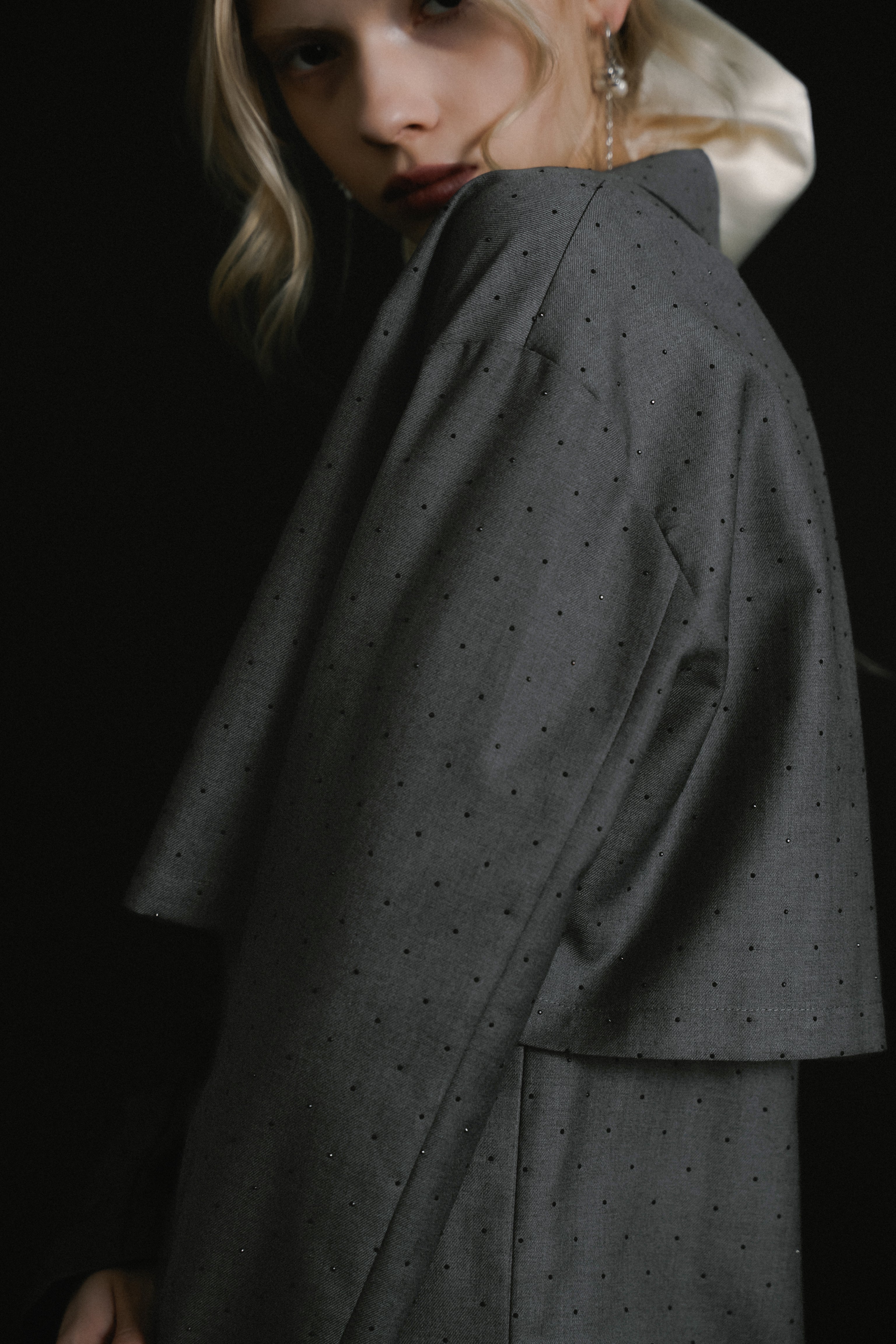 1060 Midnight dot pants dress