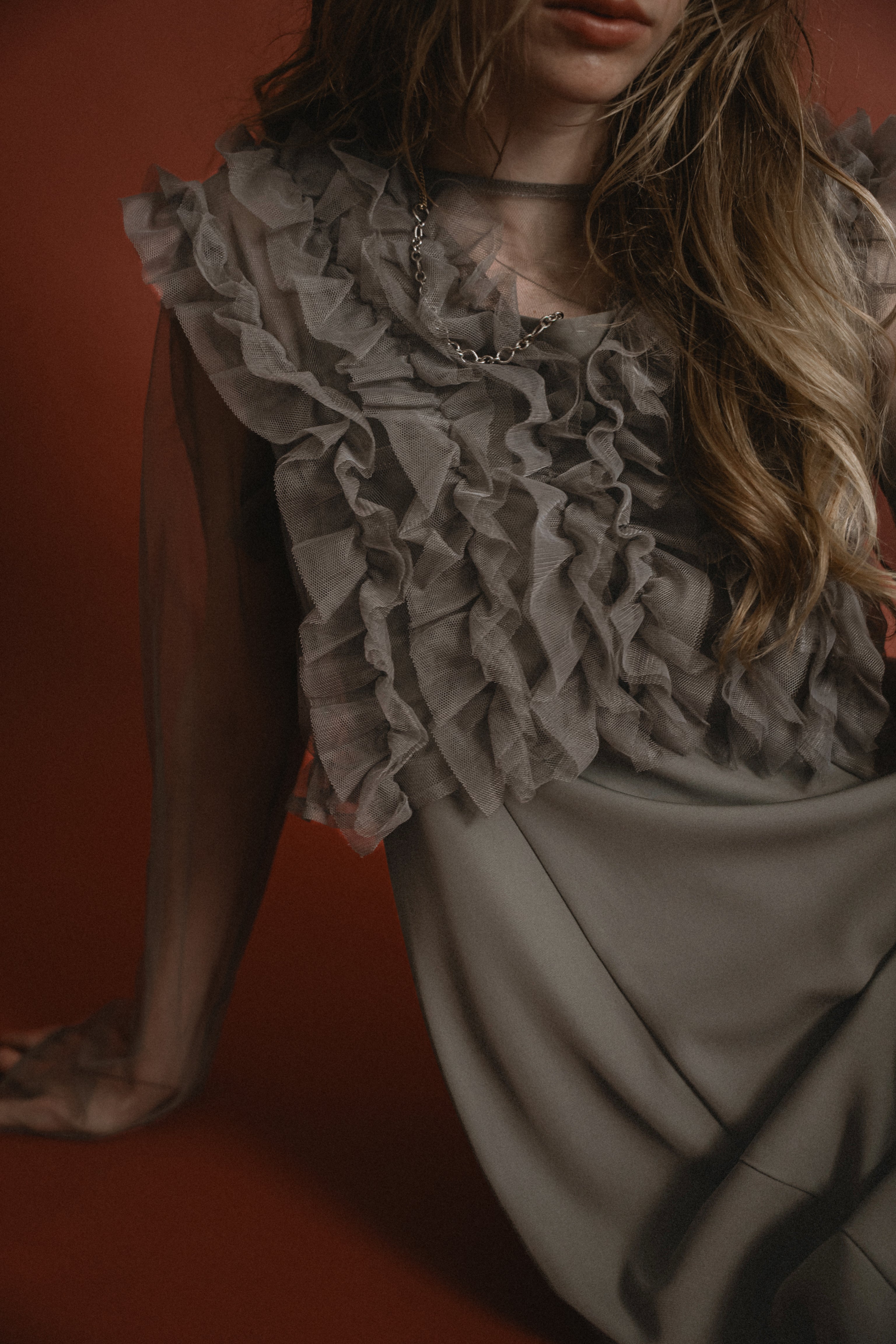 913 Many way frill dress