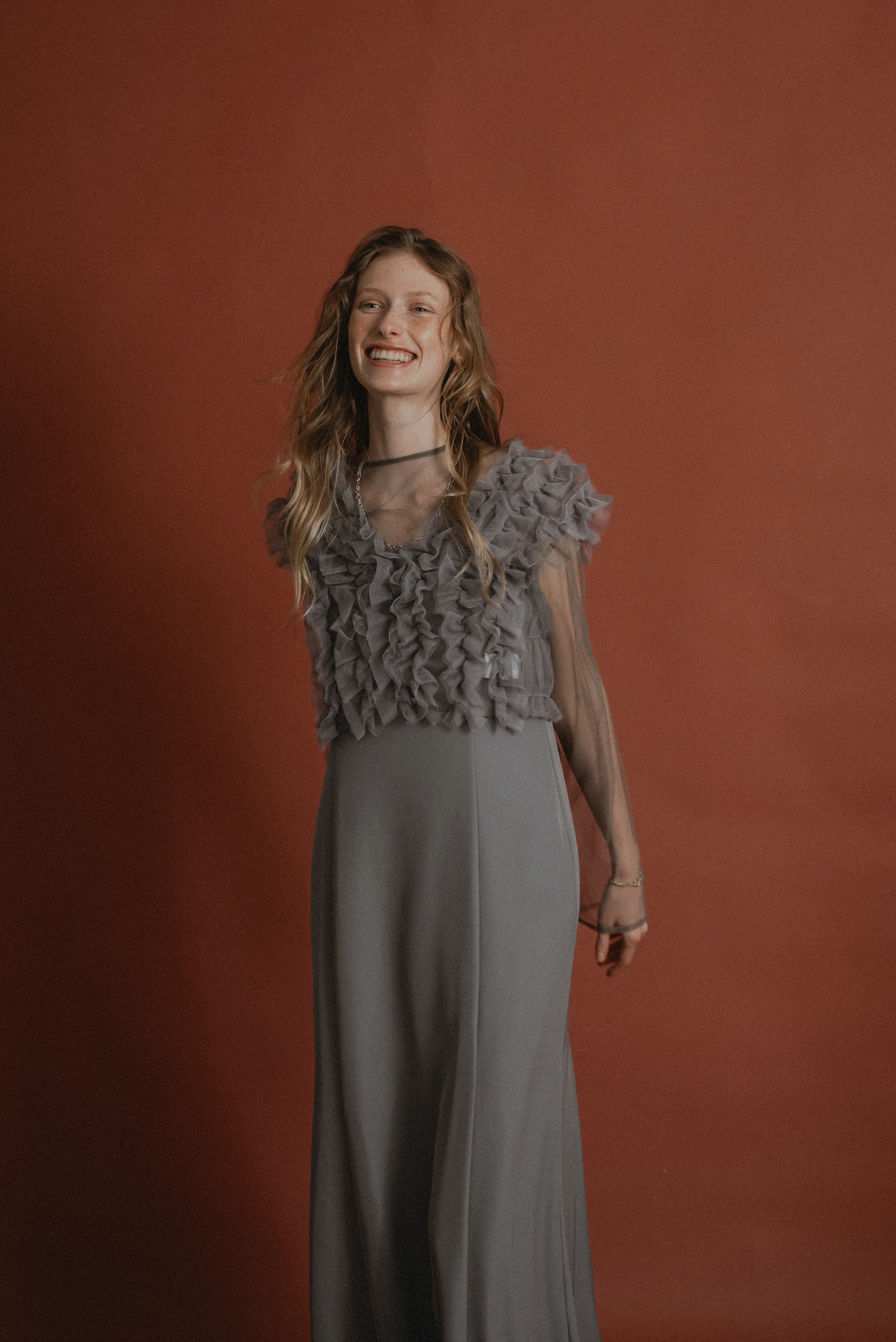913 Many way frill dress