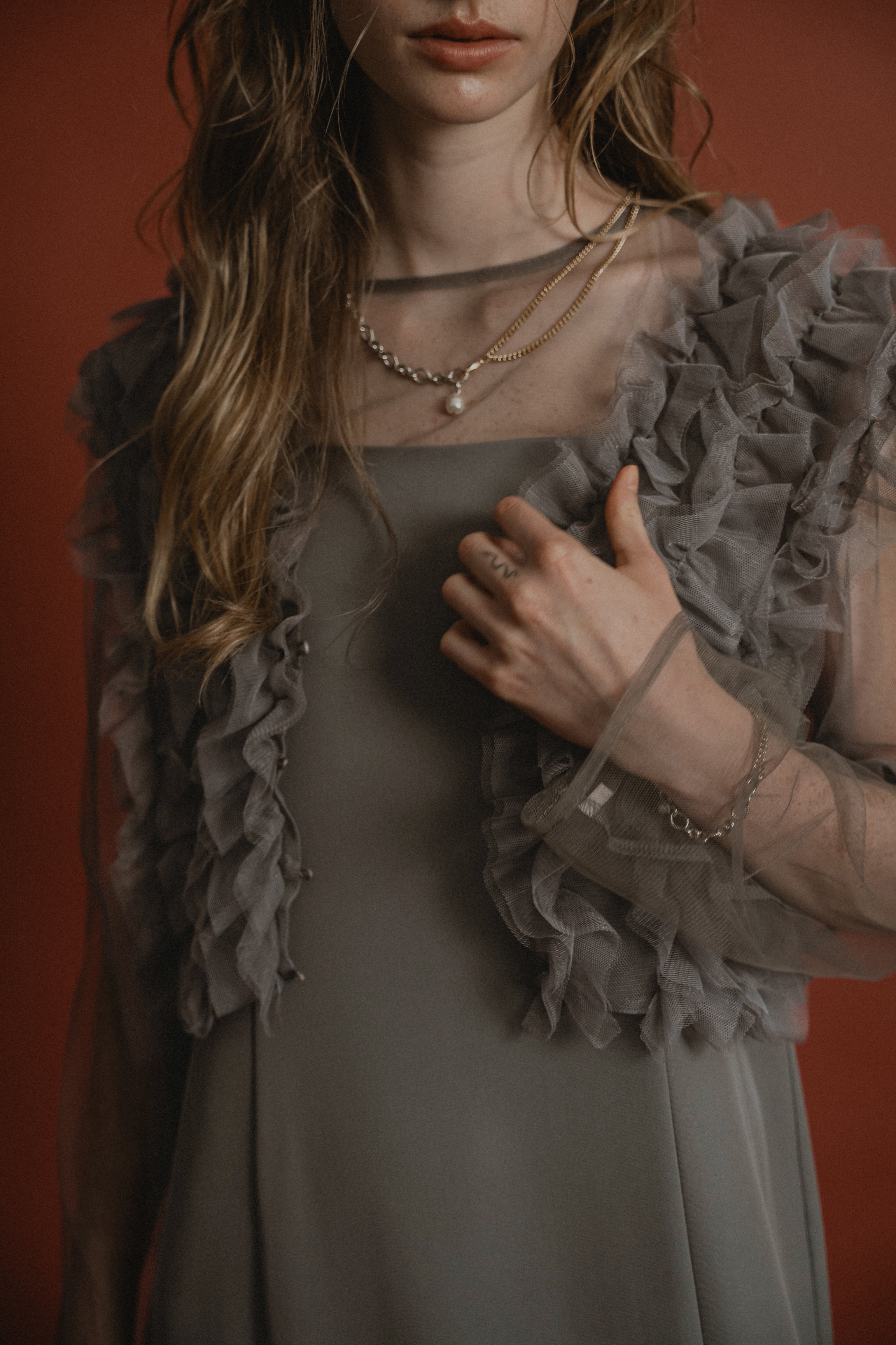 913 Many way frill dress