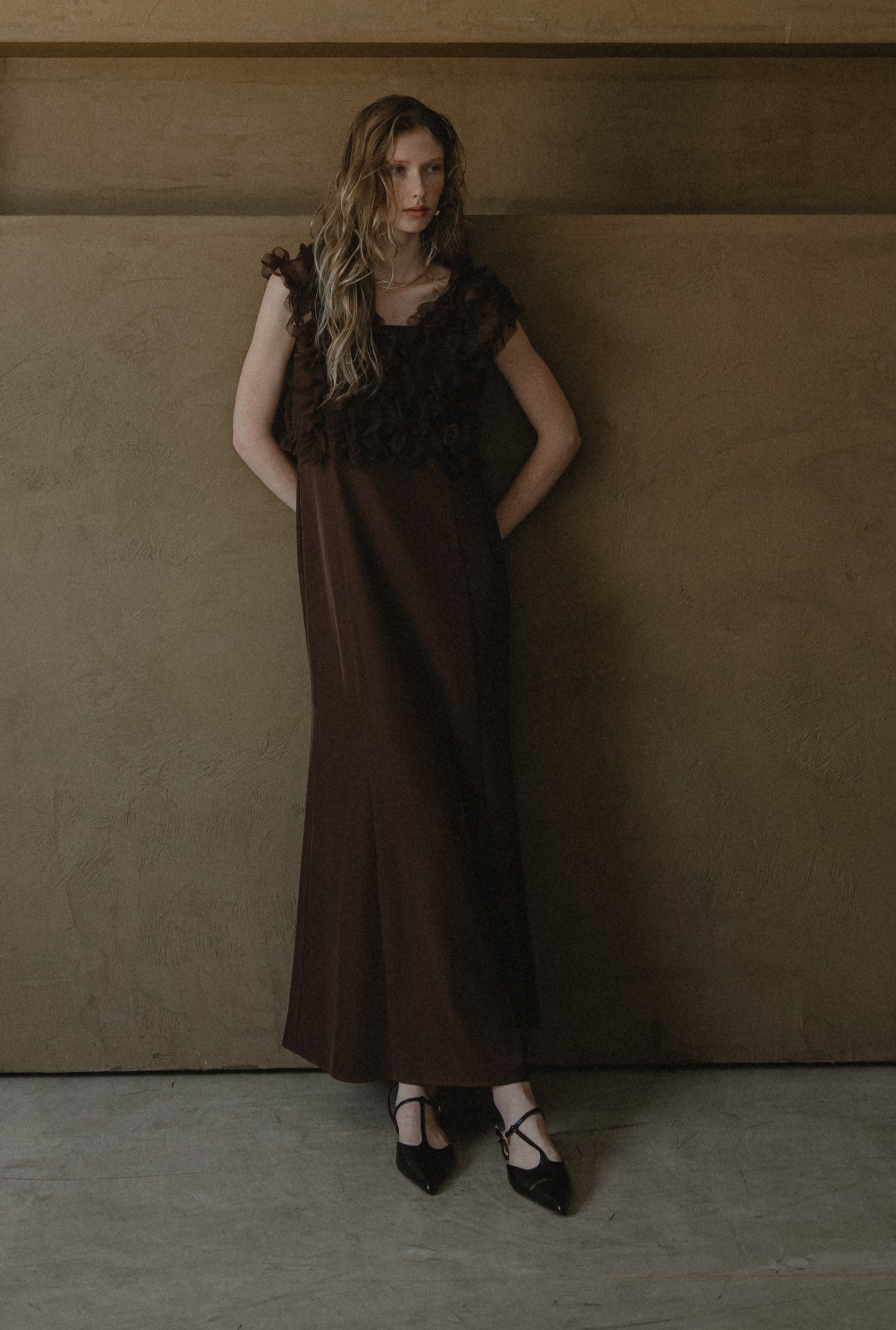 913 Many way frill dress
