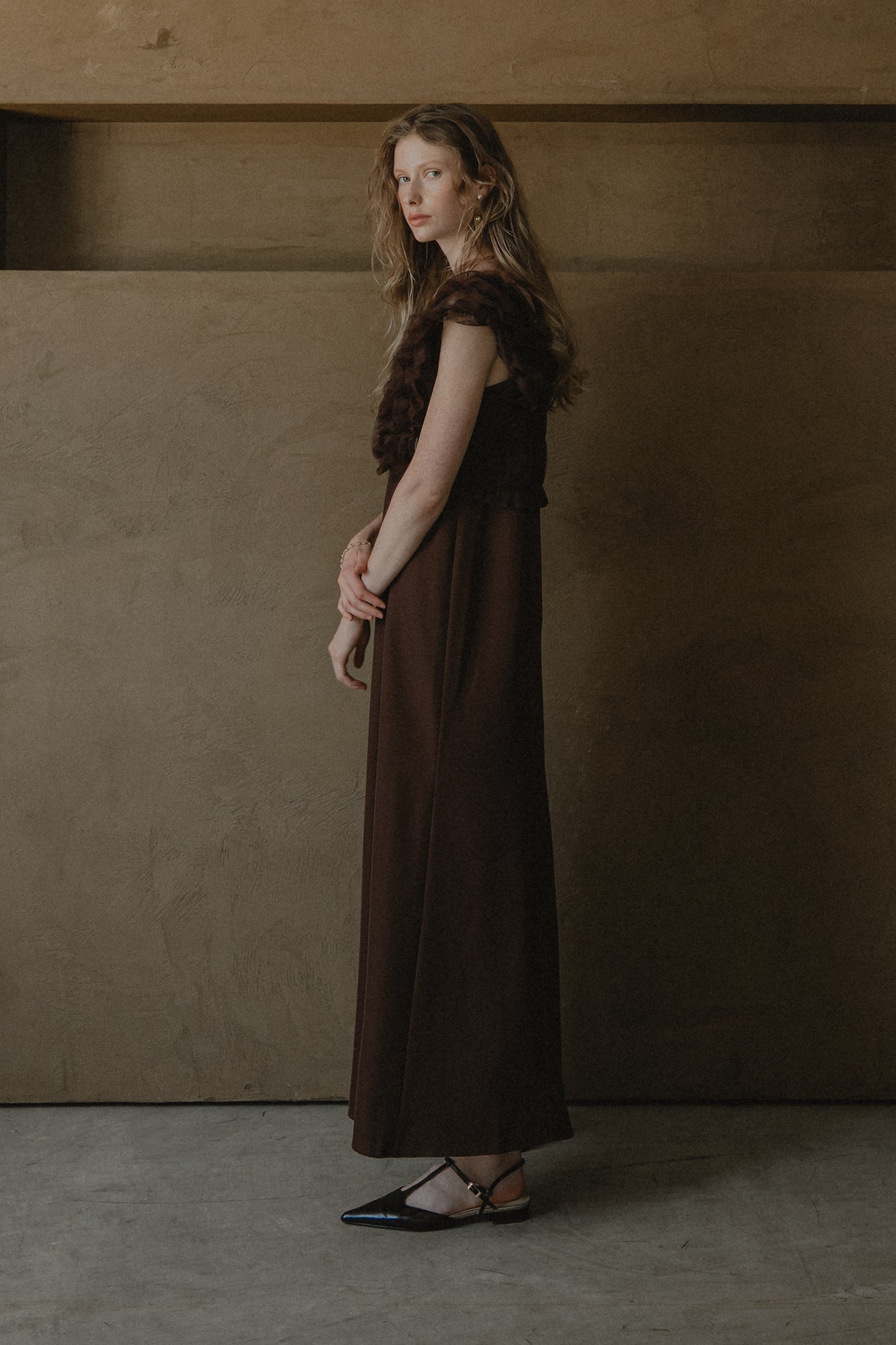 913 Many way frill dress