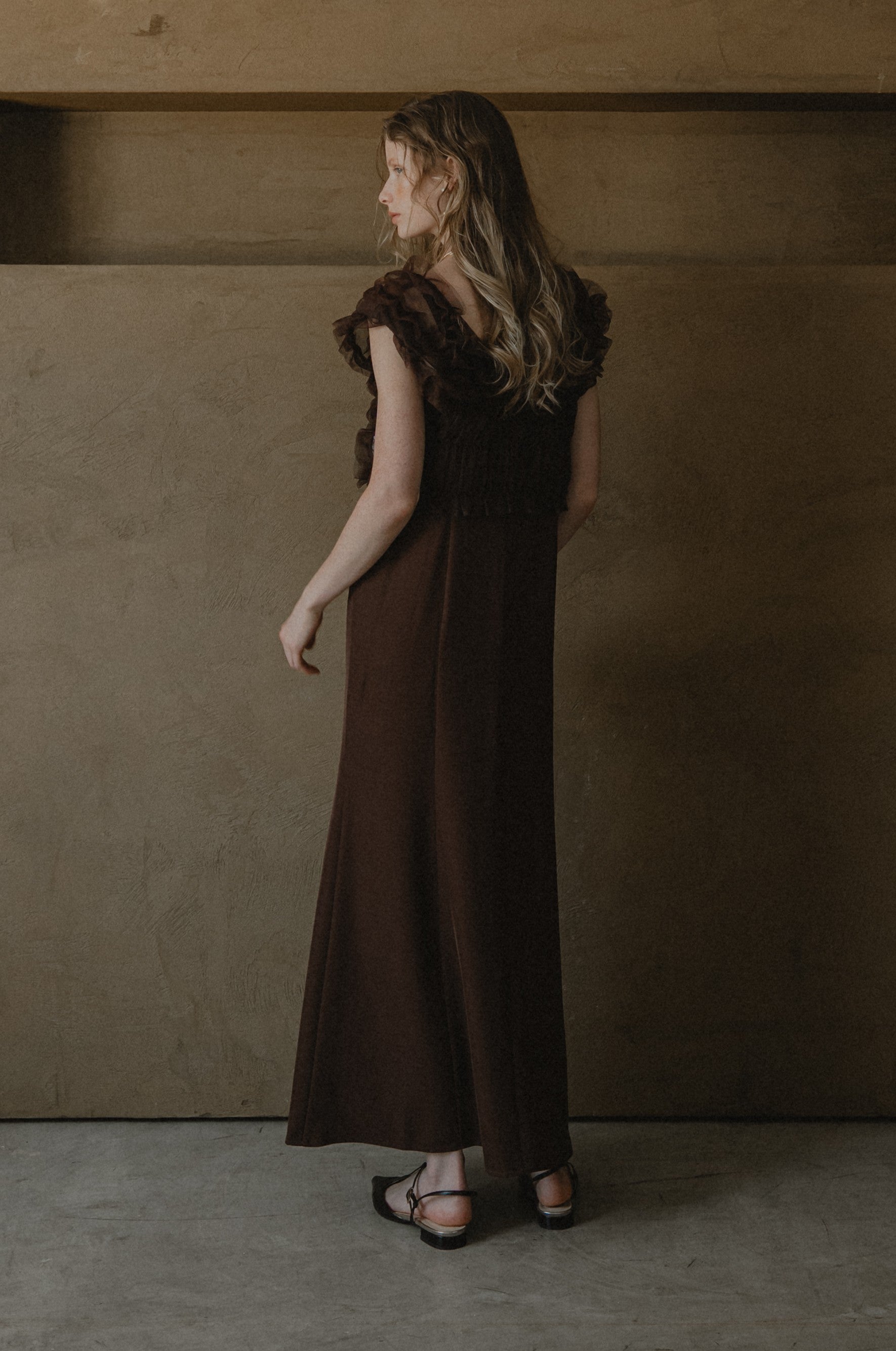913 Many way frill dress