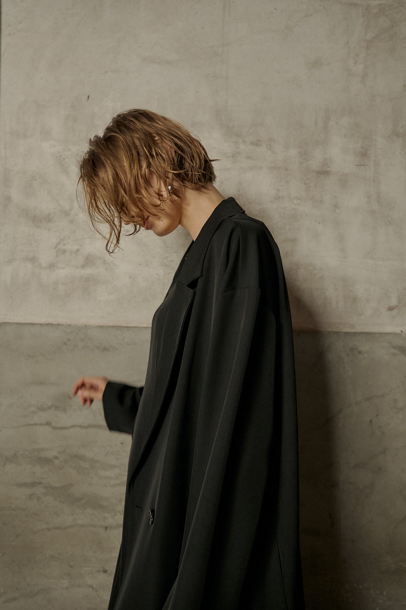 934 Transparent hem setup dress