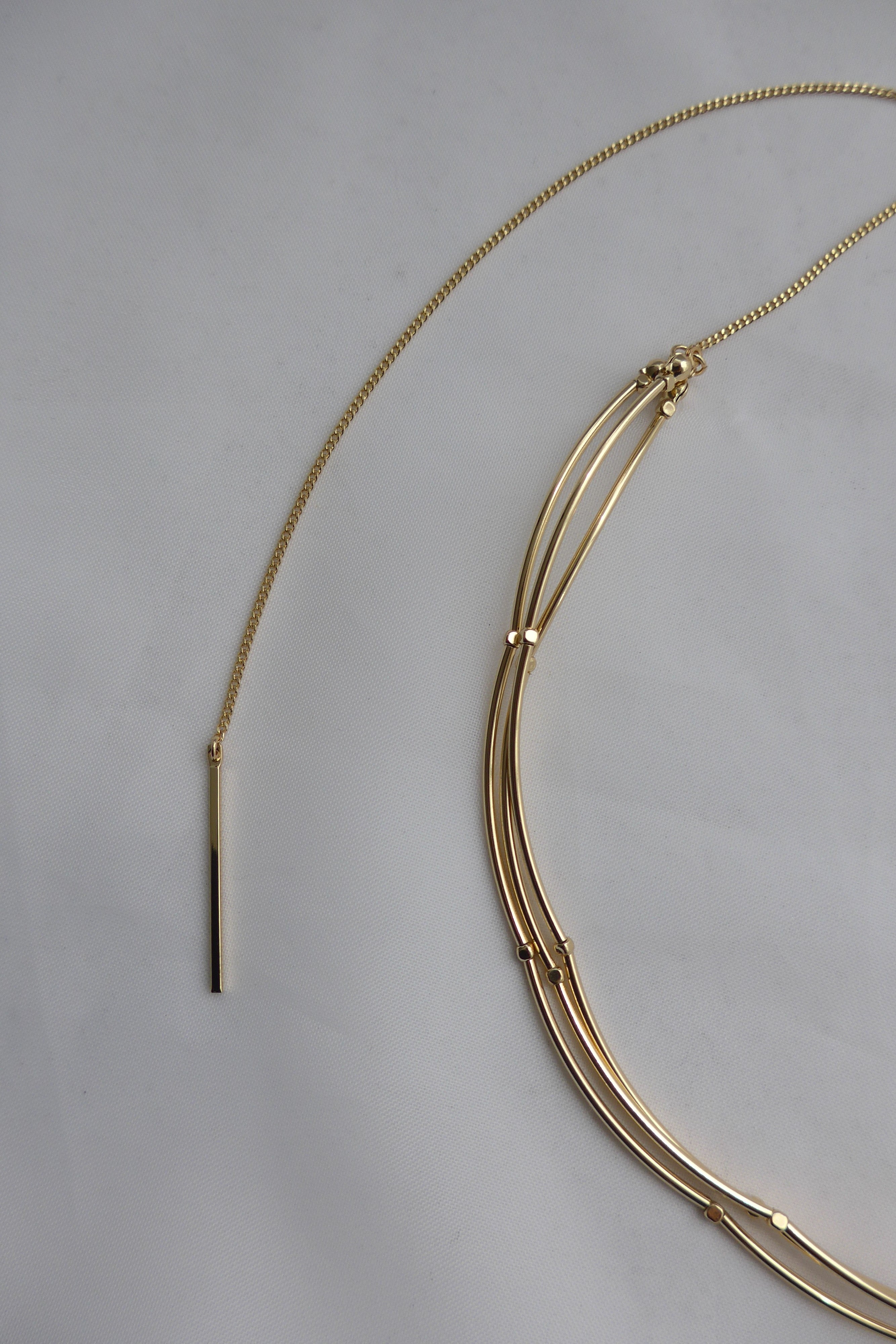 975 Twiggy metal necklace