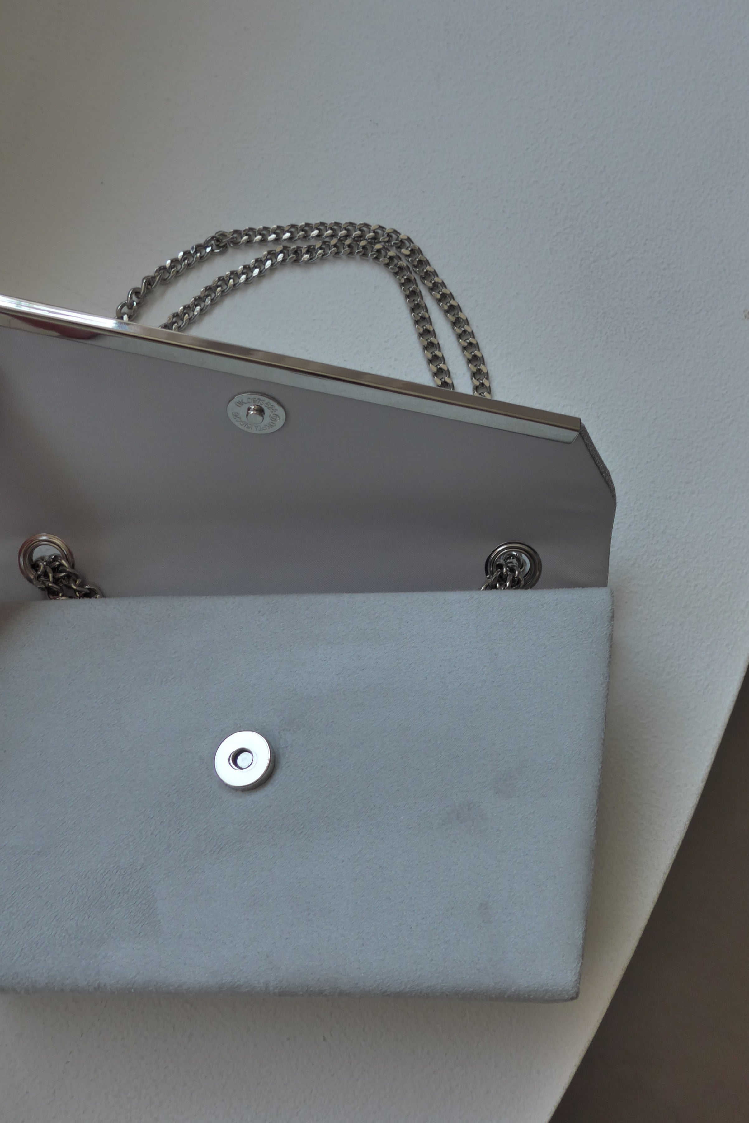 1008 Glitter & Suede touch bag