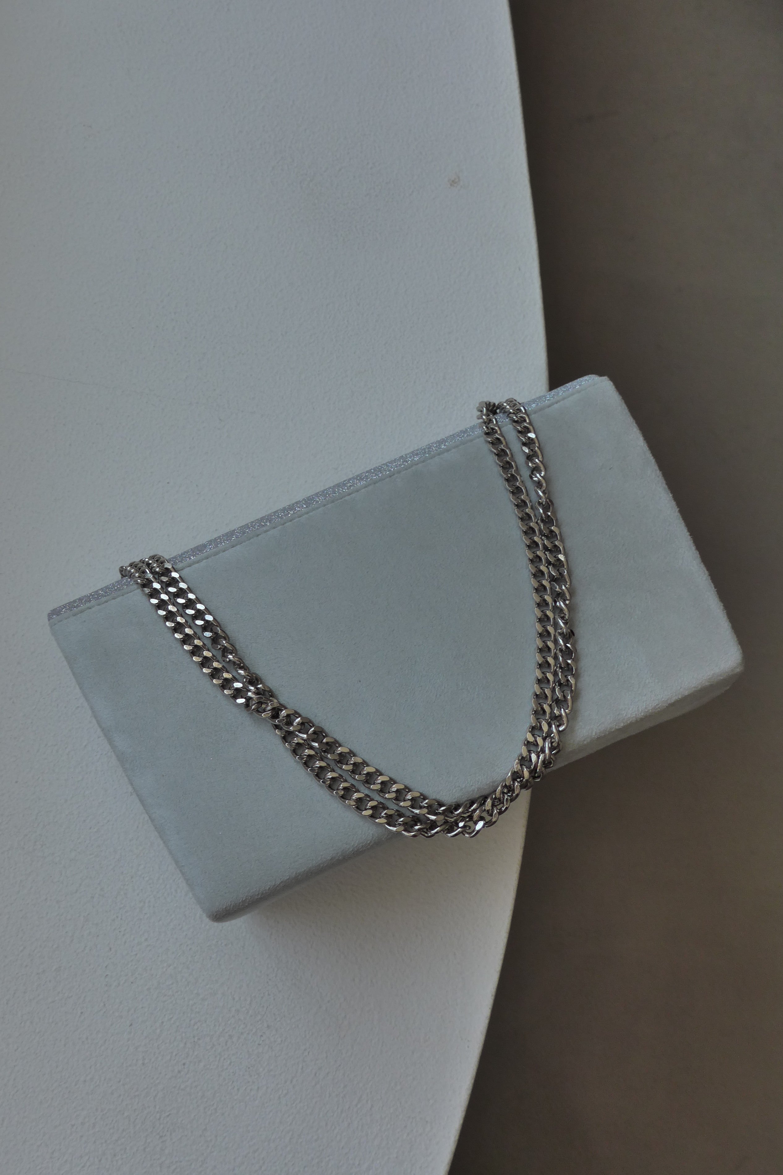 1008 Glitter & Suede touch bag