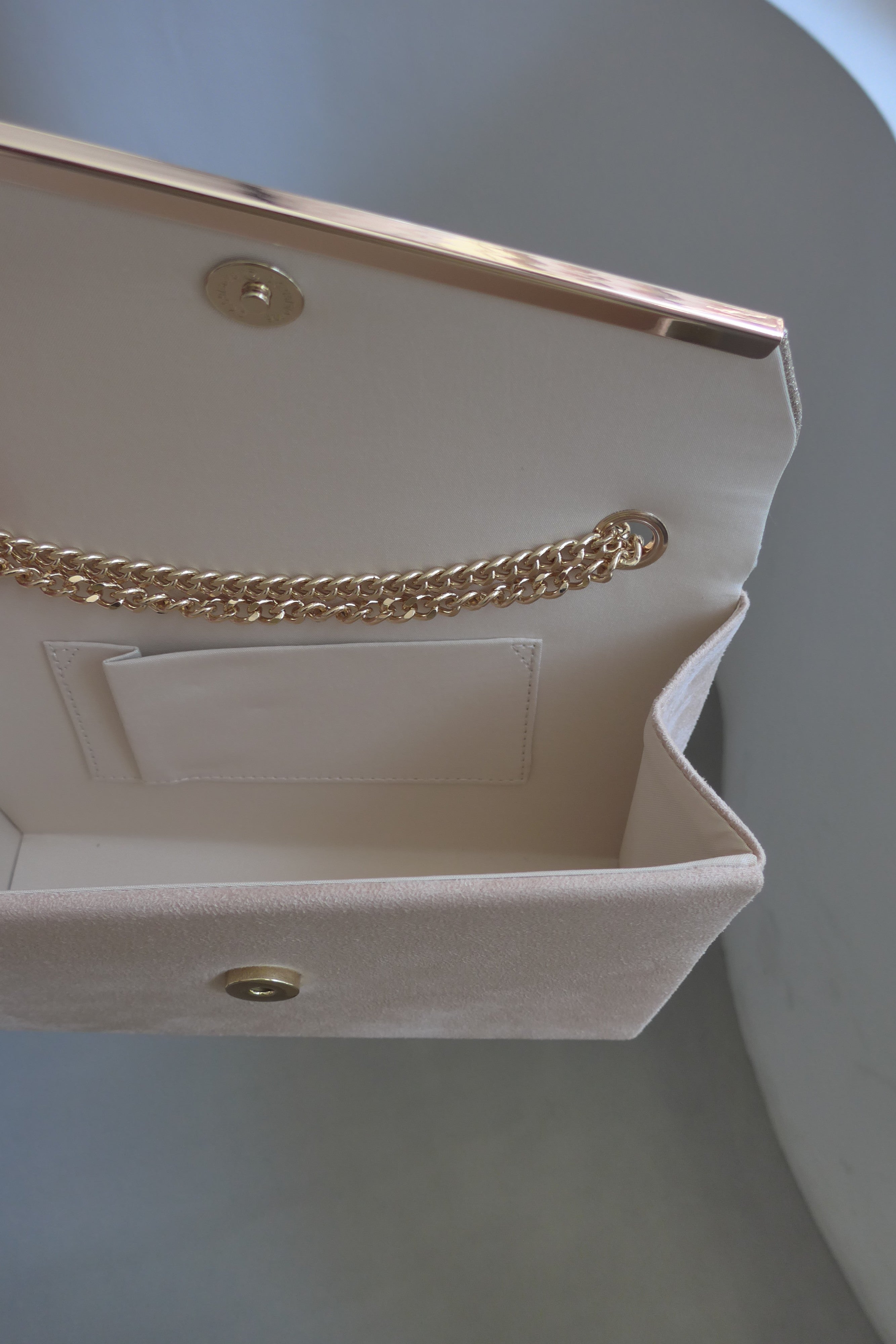 1008 Glitter & Suede touch bag