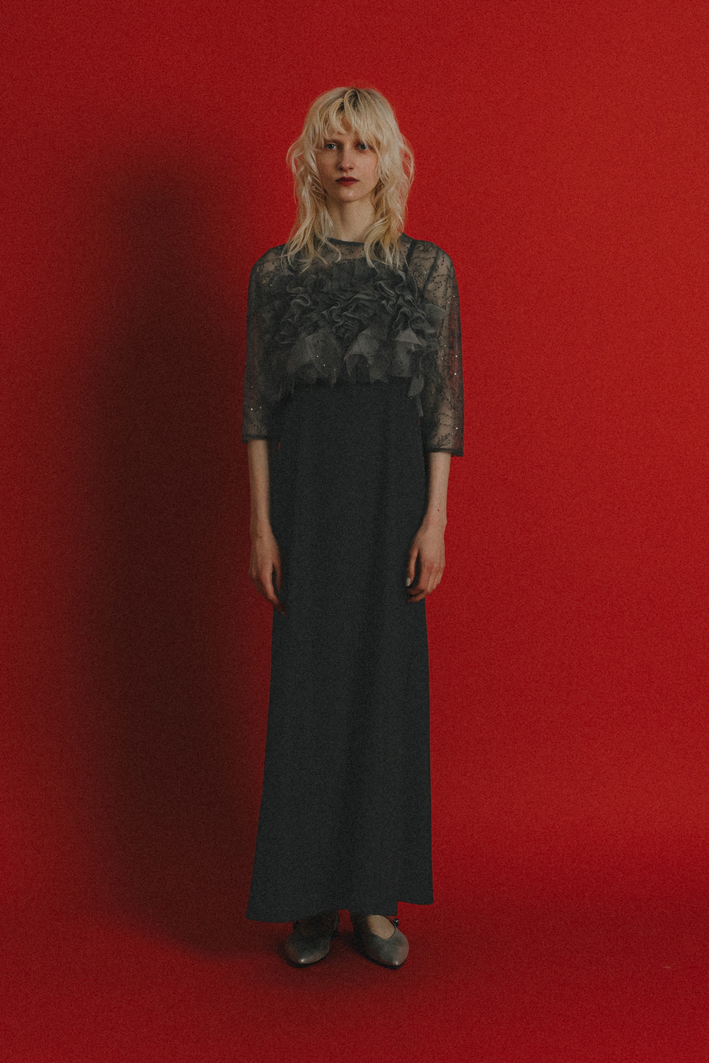 1085 Noir glitter dress