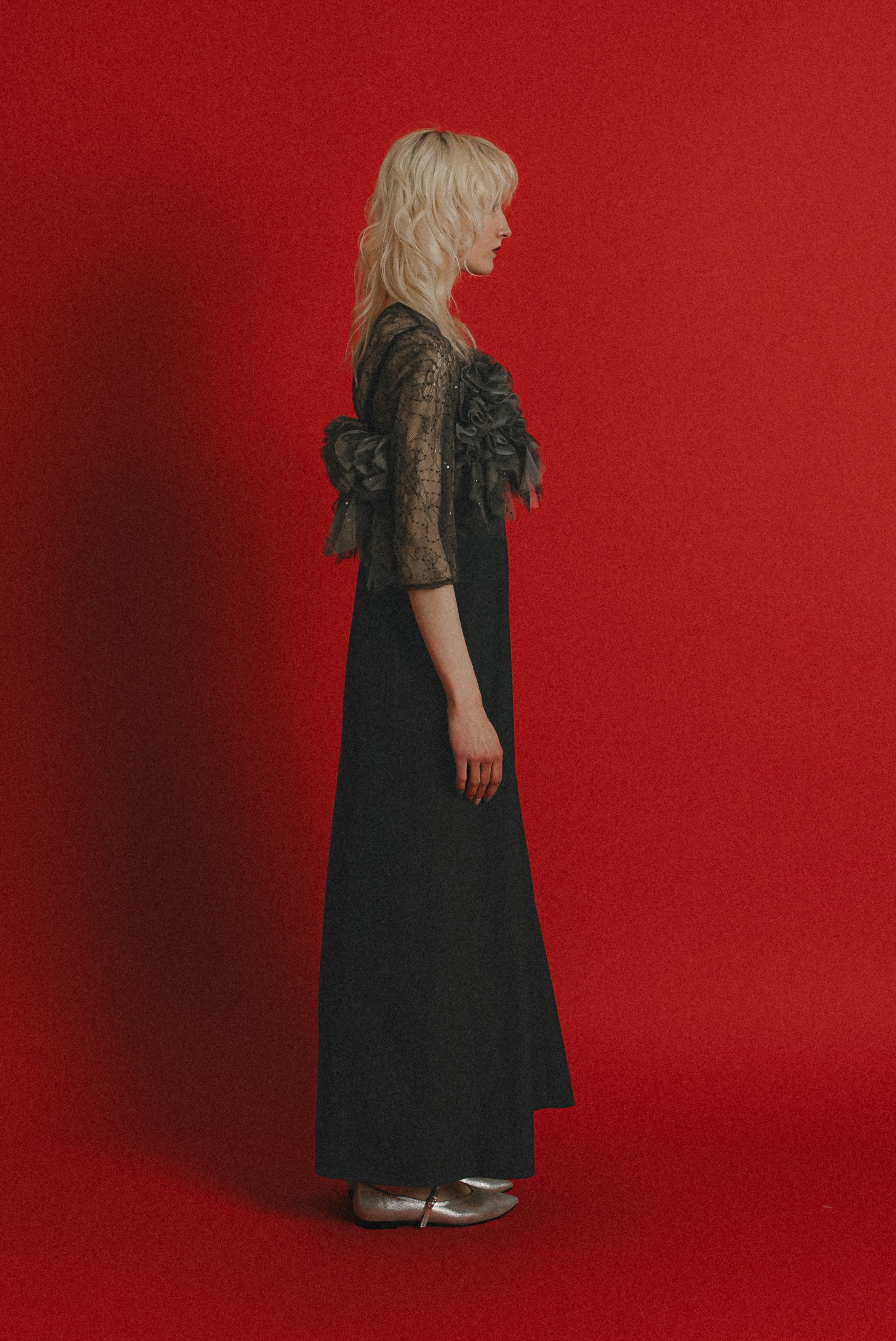 1085 Noir glitter dress