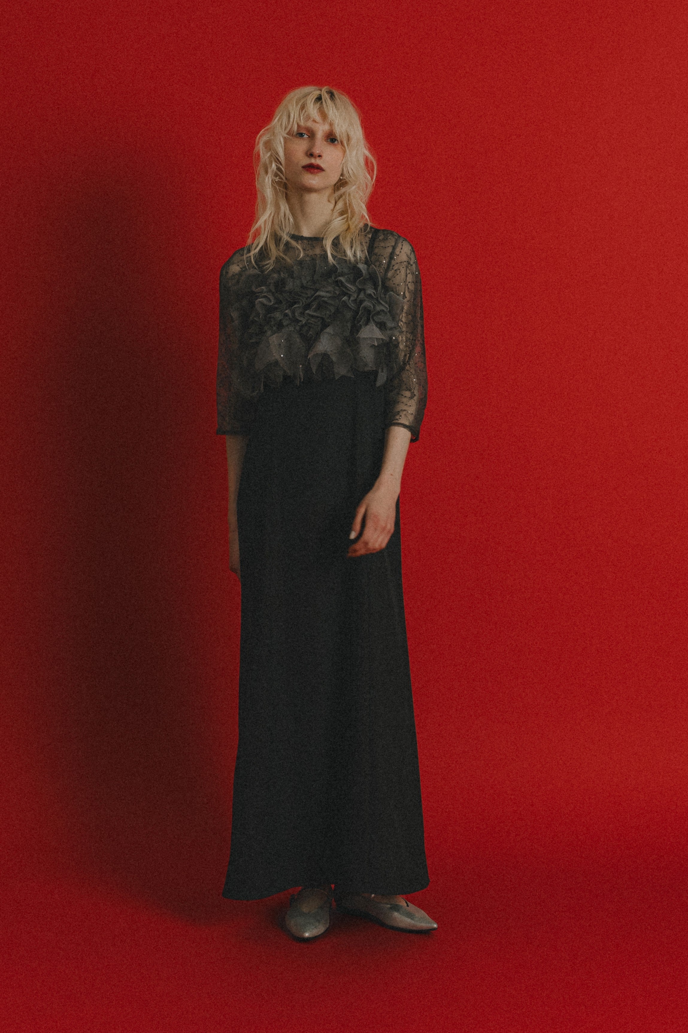 1085 Noir glitter dress