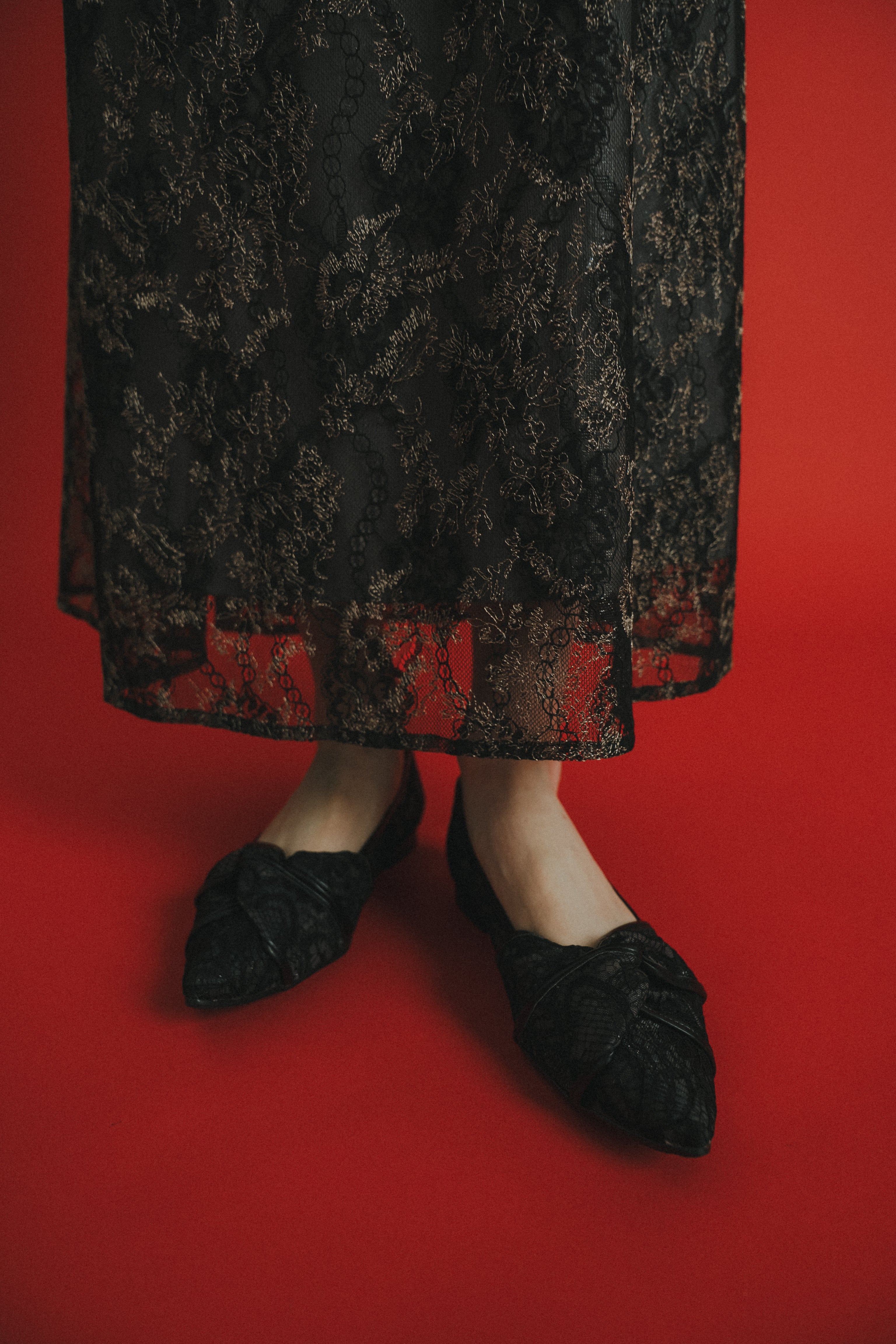 1100 Lace Flat Shoes