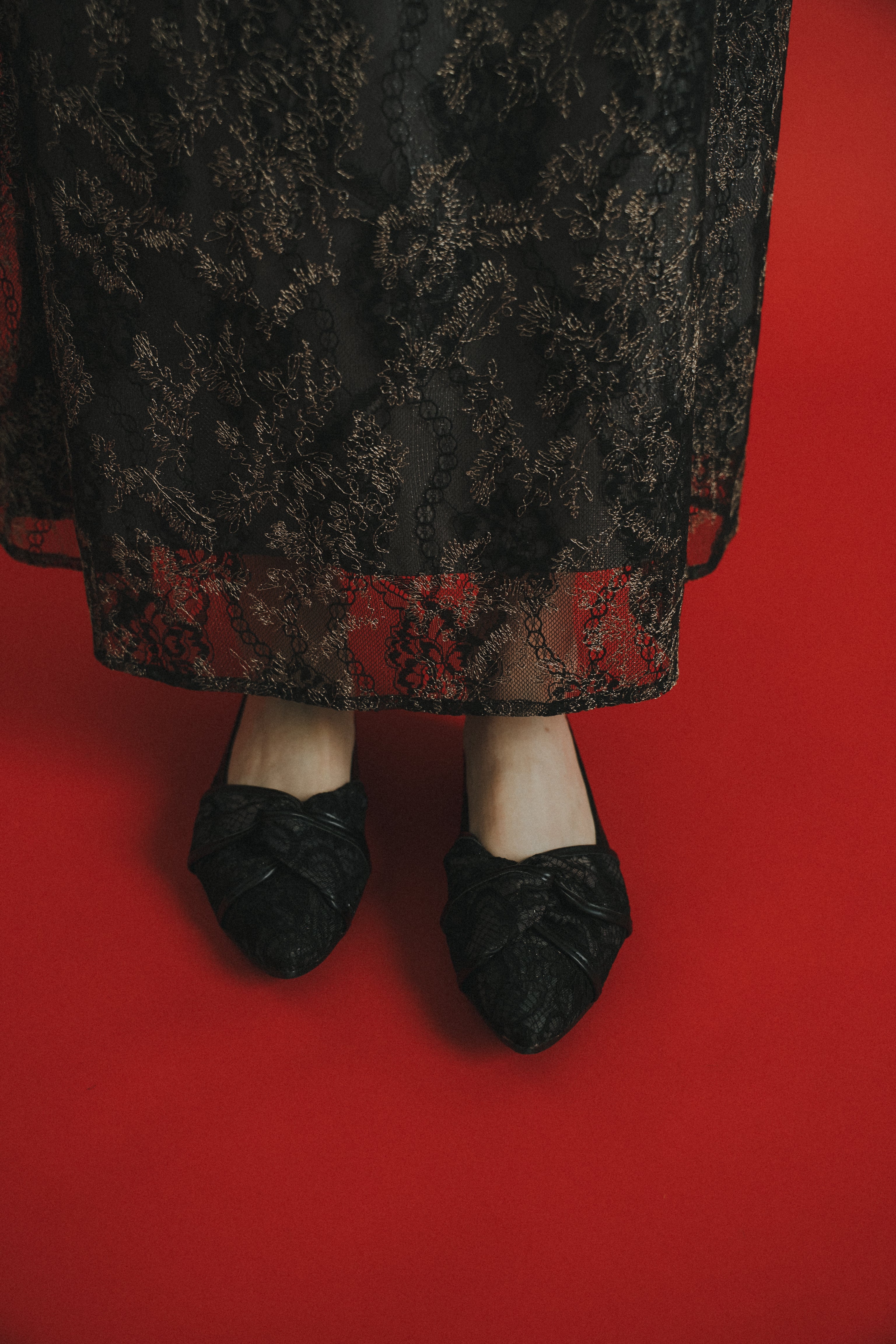 1100 Lace Flat Shoes