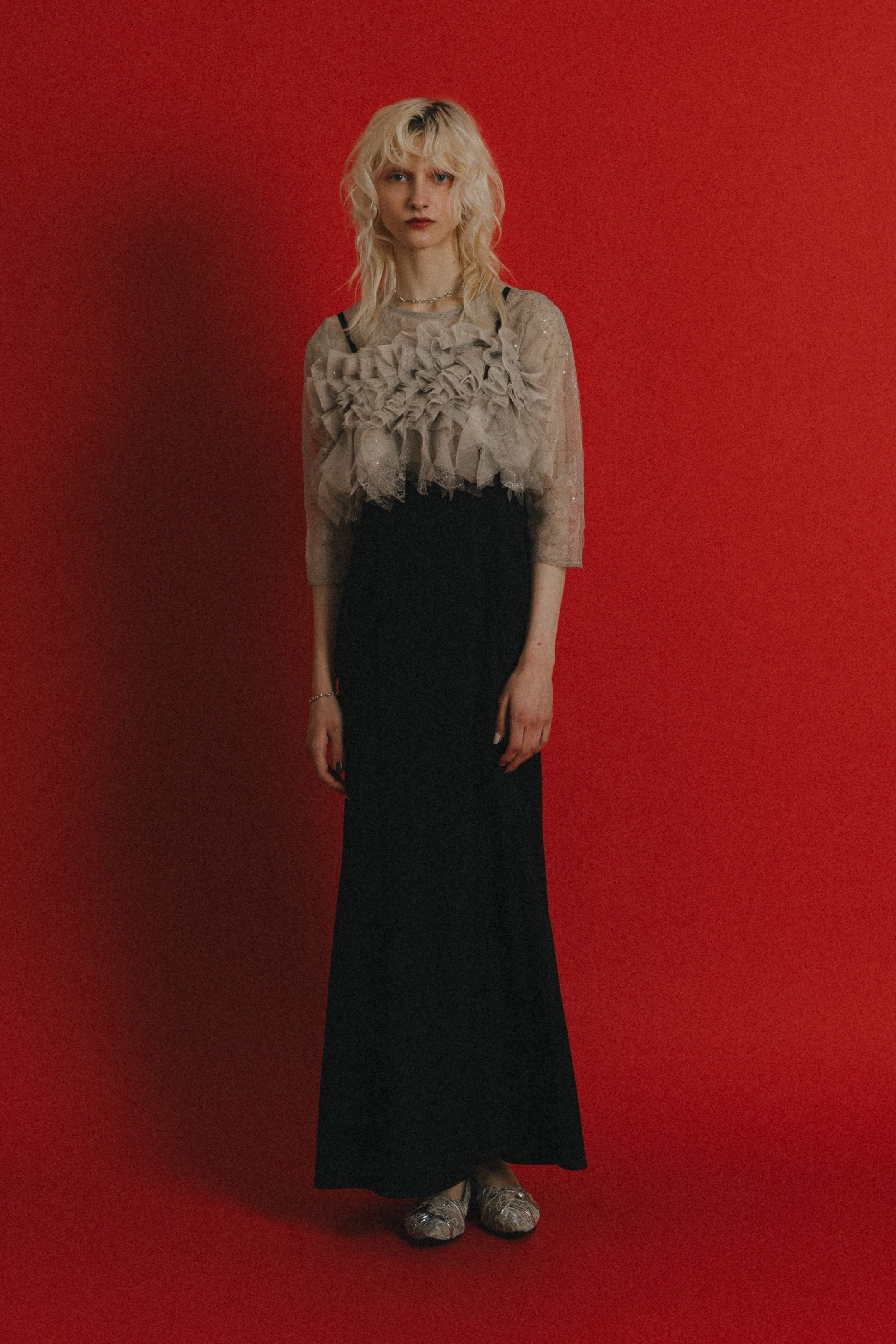 1085 Noir glitter dress
