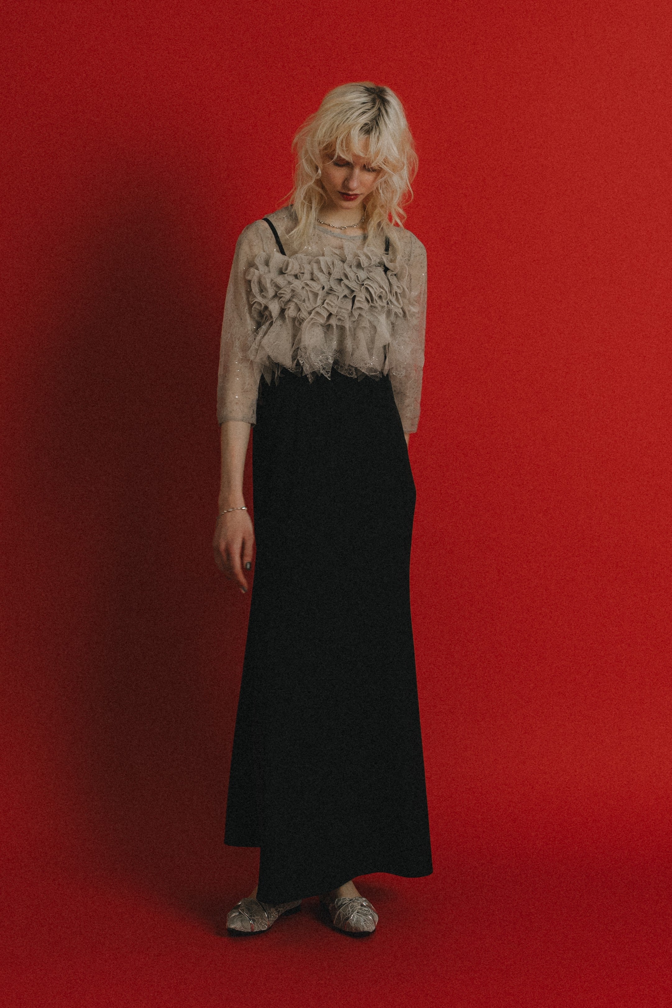 1085 Noir glitter dress