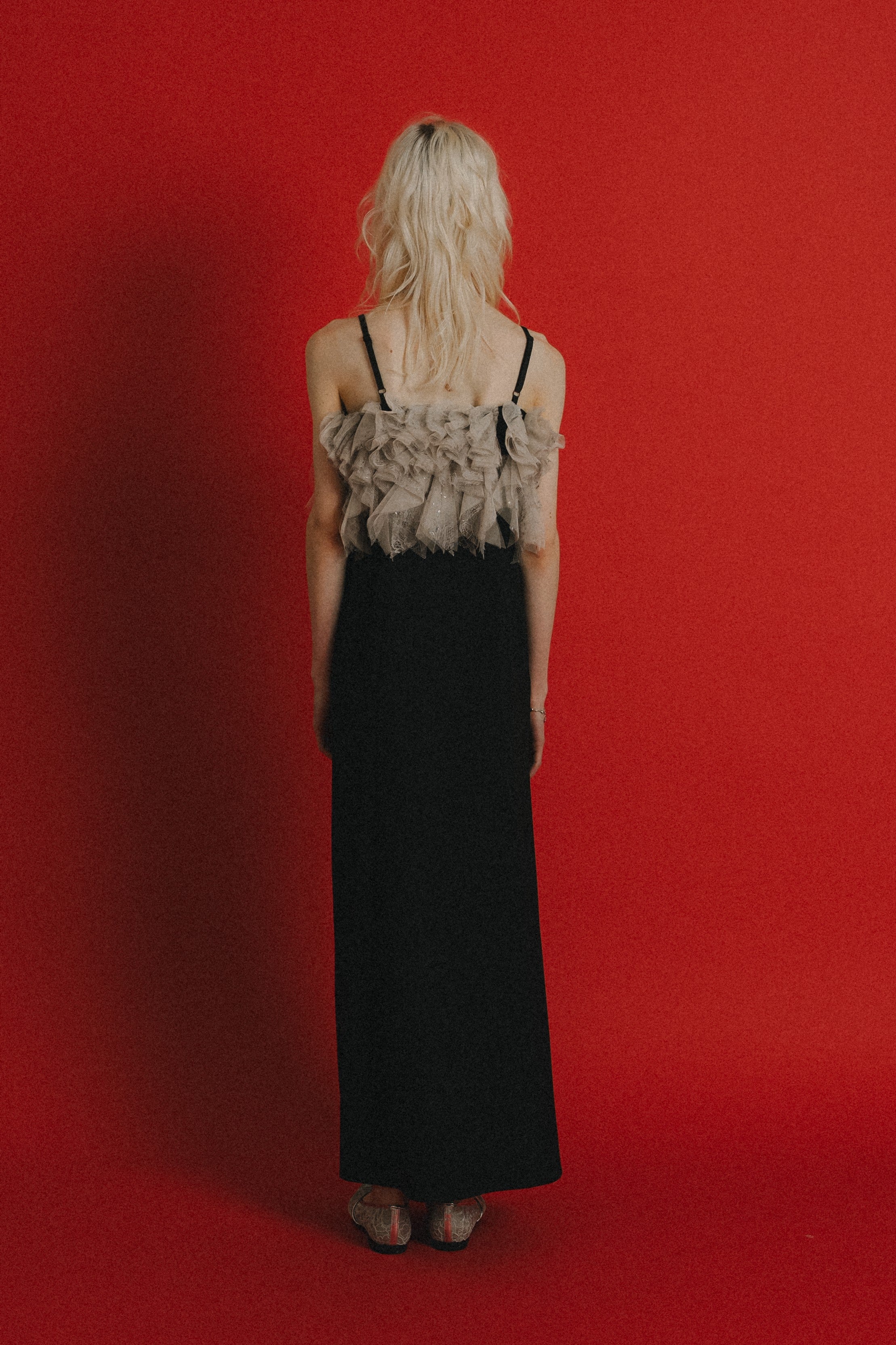 1085 Noir glitter dress