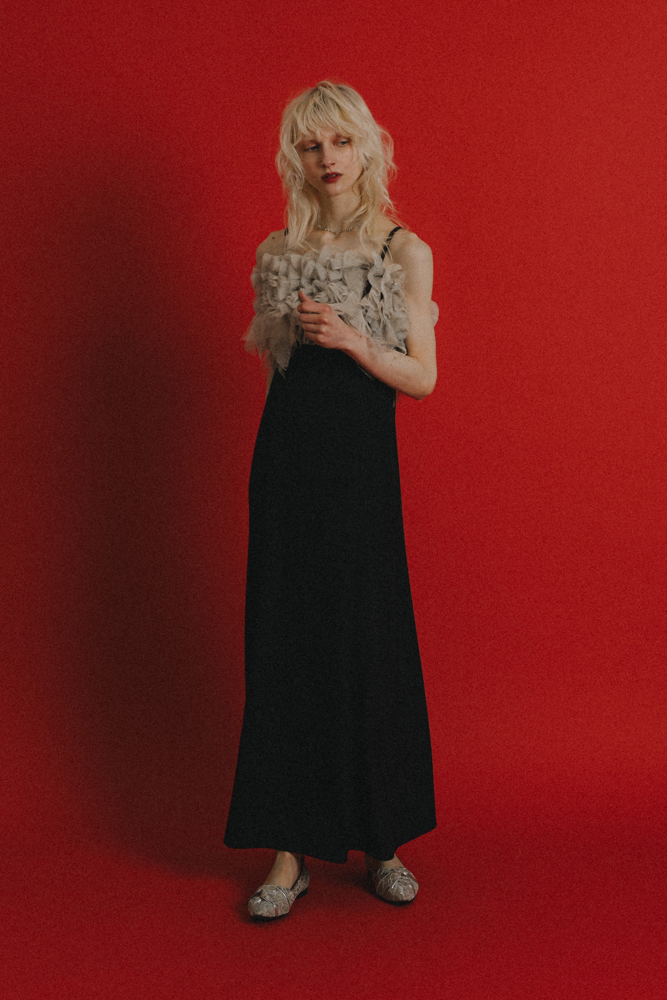 1085 Noir glitter dress