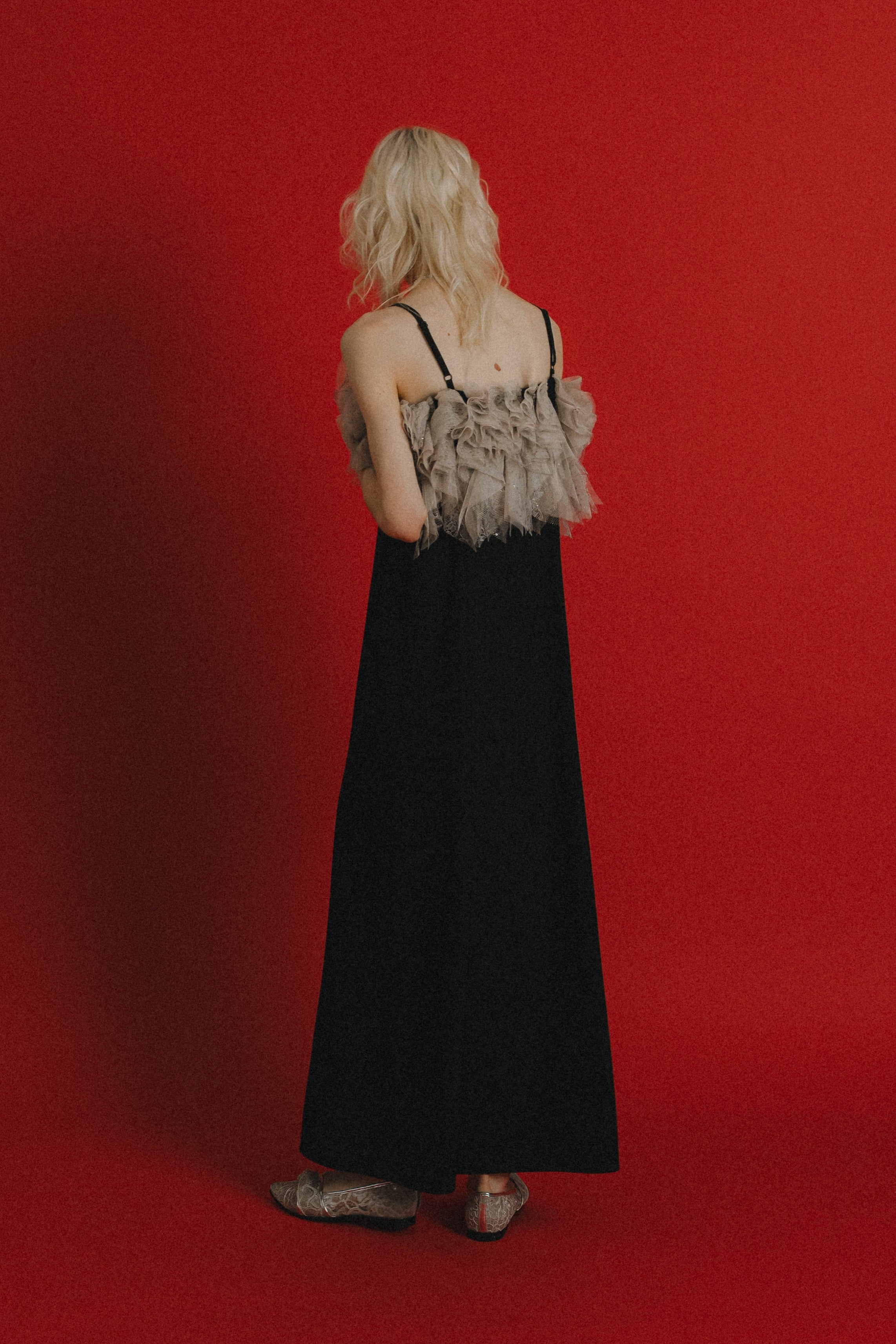 1085 Noir glitter dress