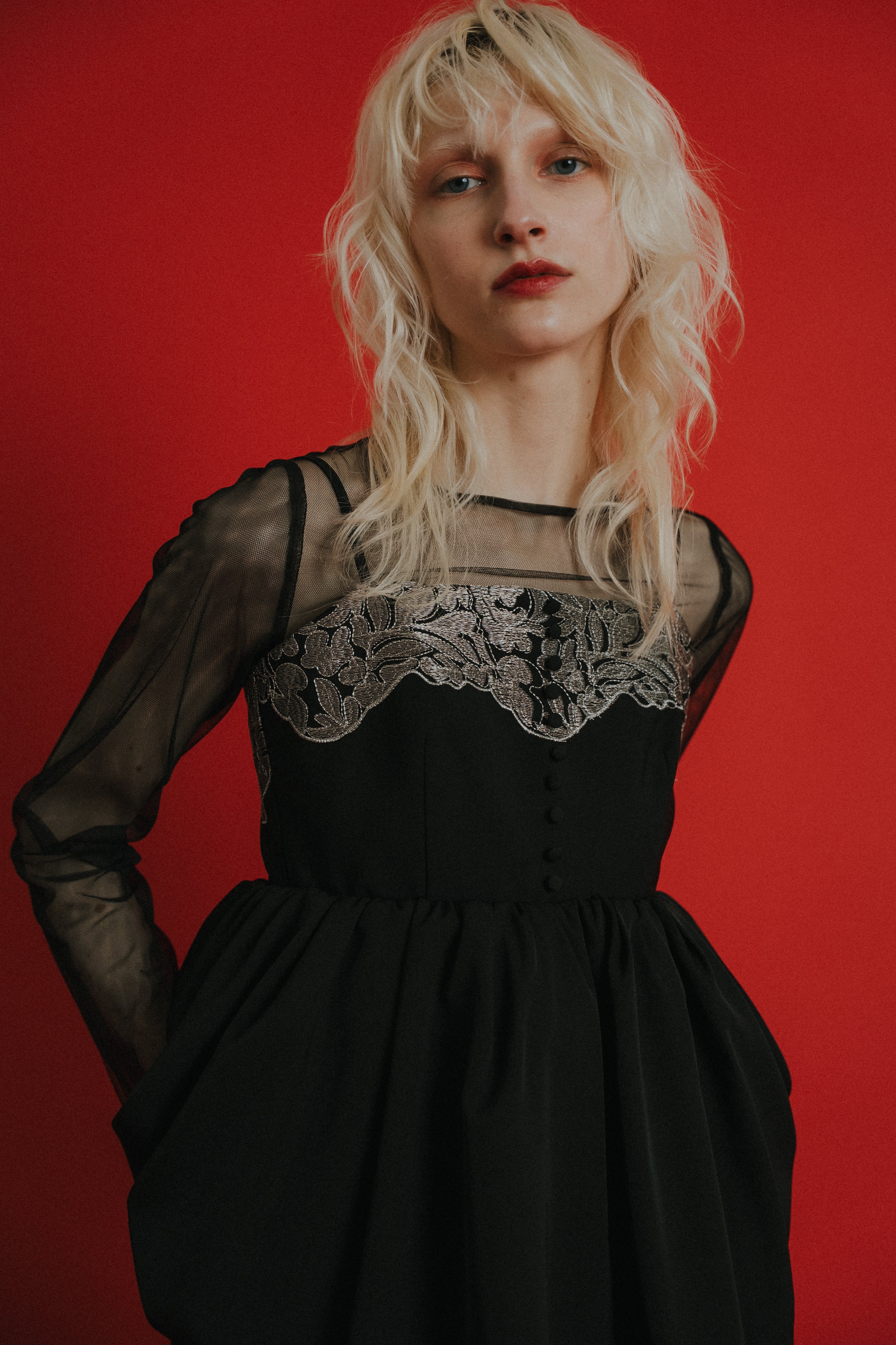 1099 Tulle Blouse